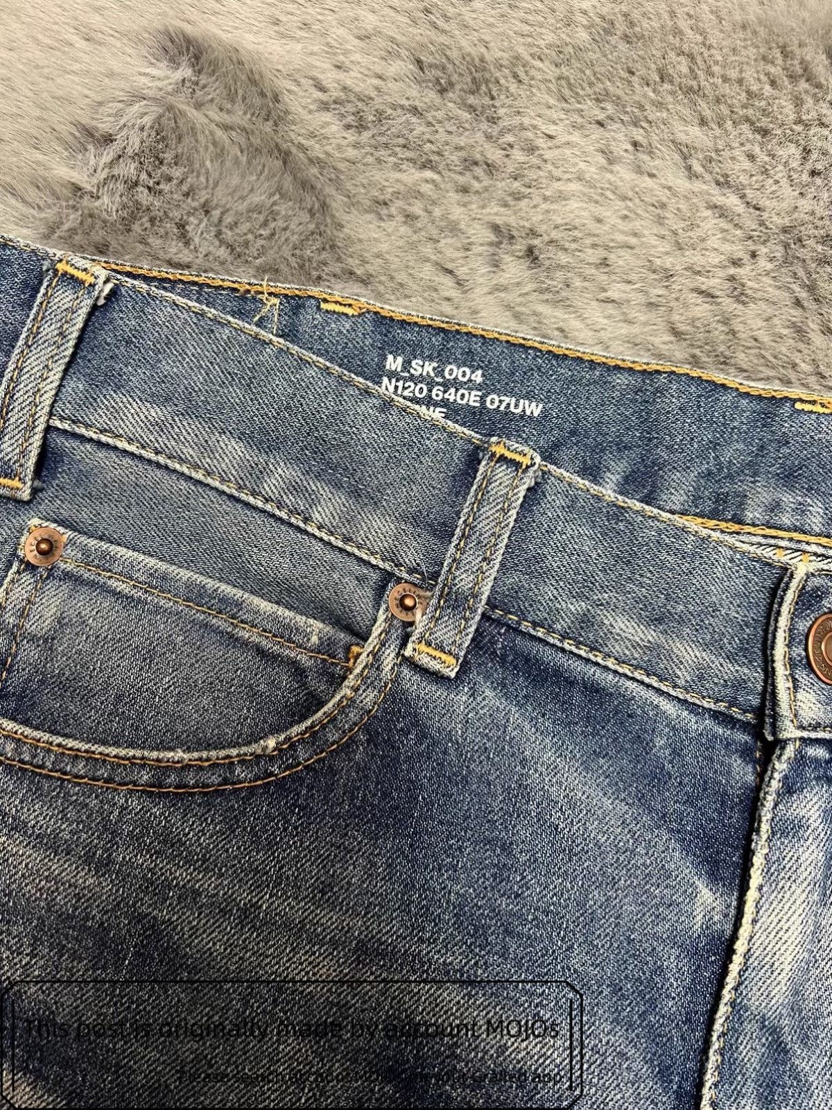 Celine Sz 30 Celine 20SS 004Basic Denim mojos151684 Size US 30 / EU 46 - 3 Thumbnail