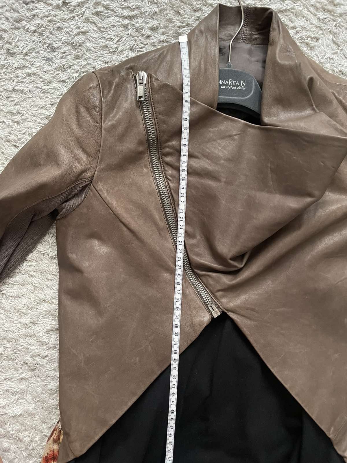 Rick Owens Rick Owens leather biker jacket Size S / US 4 / IT 40 - 4 Thumbnail