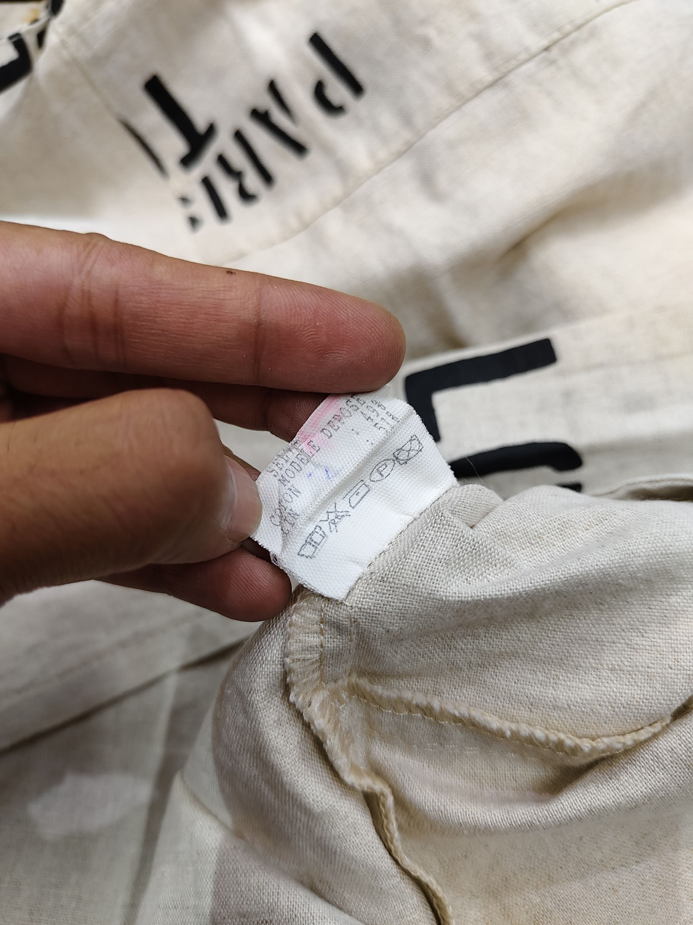 Other 90s One O One Paris-Typography Industrial Cropped Shirt Size M / US 6-8 / IT 42-44 - 10 Thumbnail