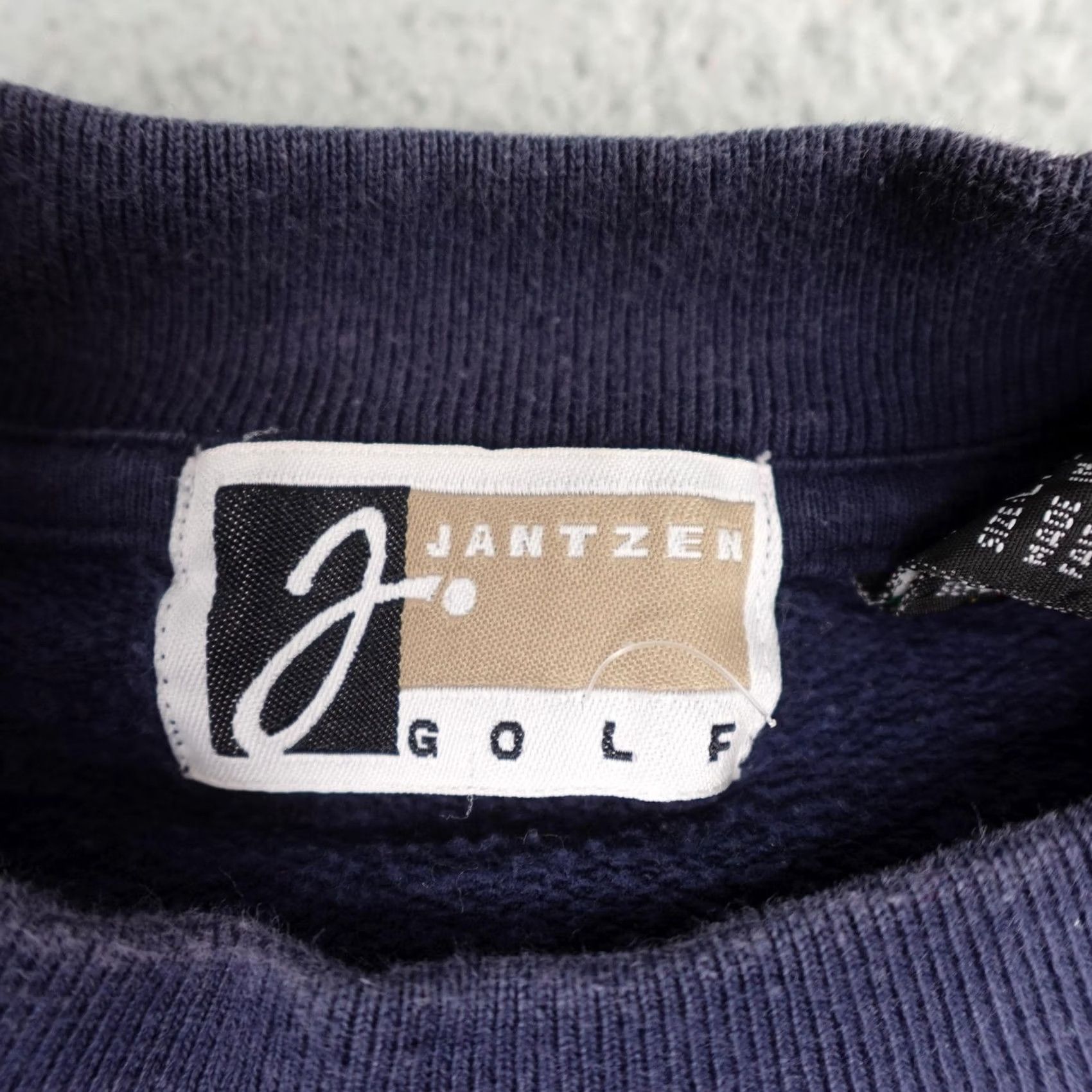 Jantzen VINTAGE Jantzen Sweatshirt Mens L Blue Embroidered Crewneck 90s Retro Golf Shirt Size US L / EU 52-54 / 3 - 2 Thumbnail