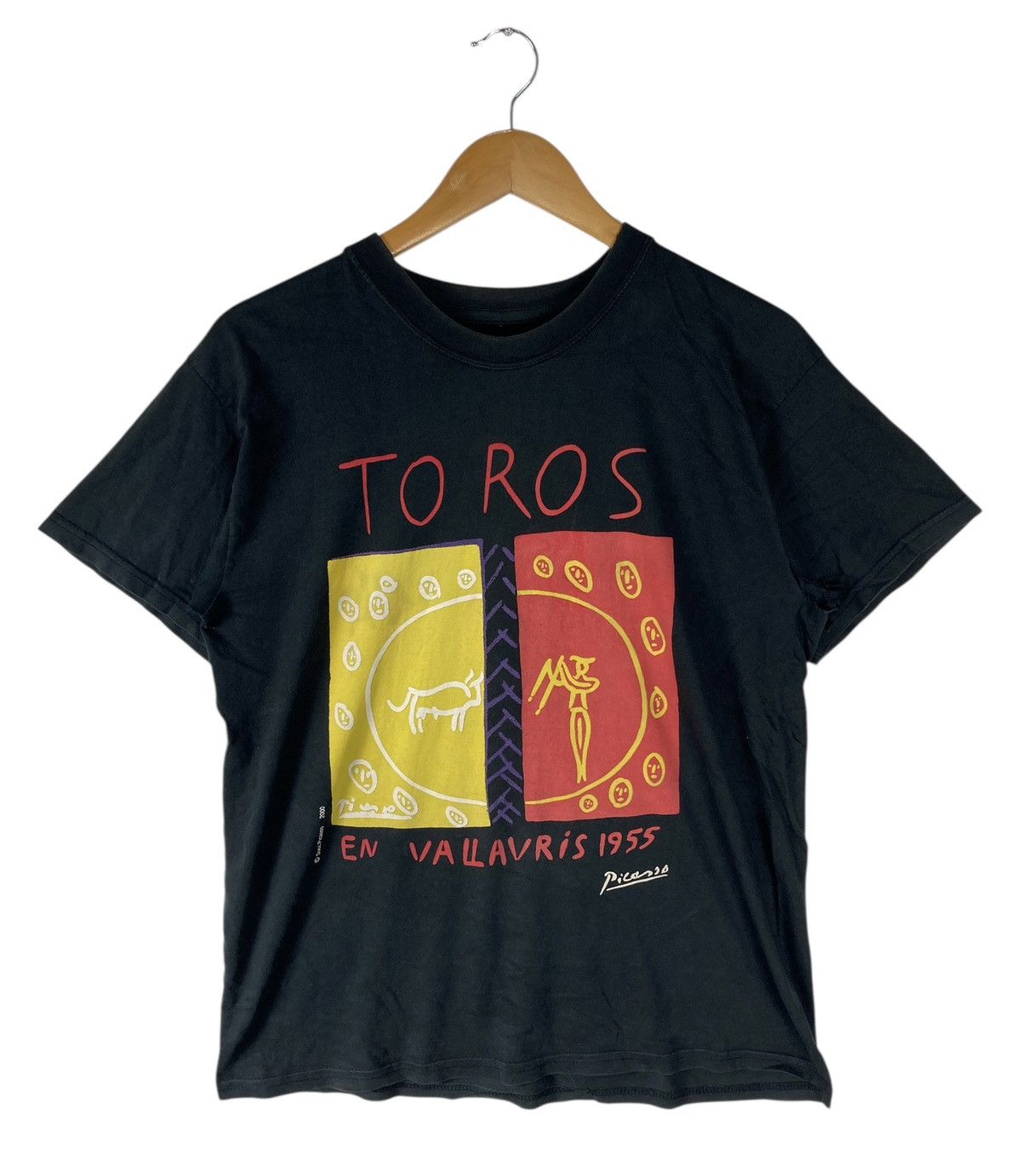 Art Comes First Vintage Toros Y Toreros Art By Picasso Bullfighting T-Shirt Size US M / EU 48-50 / 2 - 2 Thumbnail