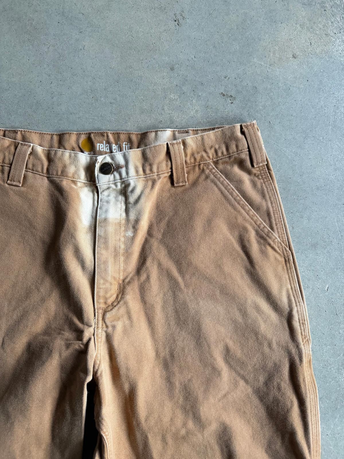 Carhartt Carhartt Relaxed Bleached Cargo Pants Sz 36x34 Size US 36 / EU 52 - 3 Thumbnail
