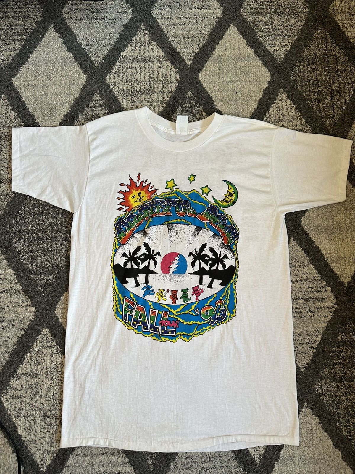 Grateful Dead Vintage Grateful Dead Fall 1993 Tour tee Size US L / EU 52-54 / 3 - 1 Thumbnail