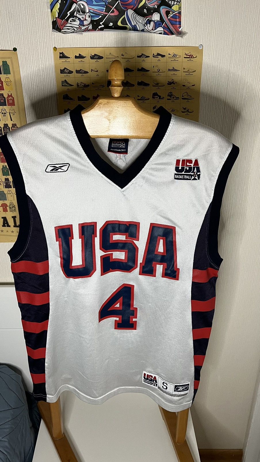 Reebok Usa Olympics Vintage USA Olympic basketball team Allen Iverson Reebok nba jersey Grailed