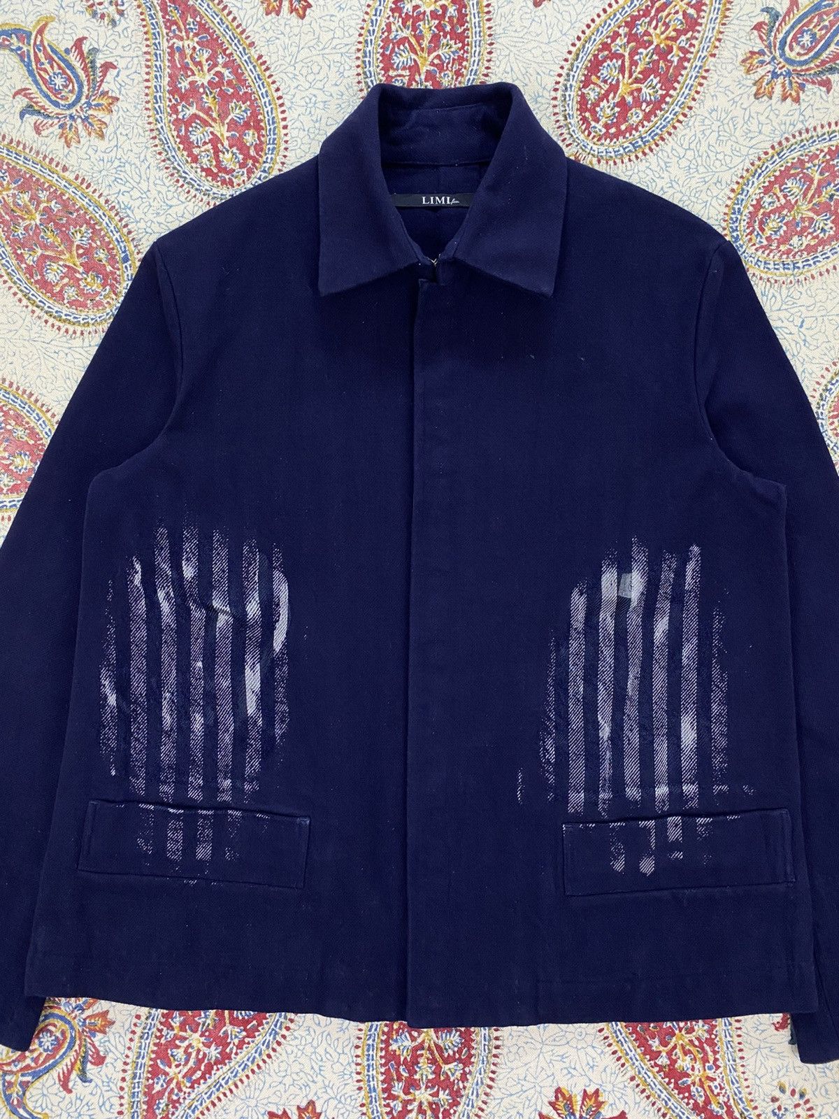Limi Feu Limi Feu Yohji Yamamoto Mesh Distressed Jacket Size US XS / EU 42 / 0 - 3 Thumbnail