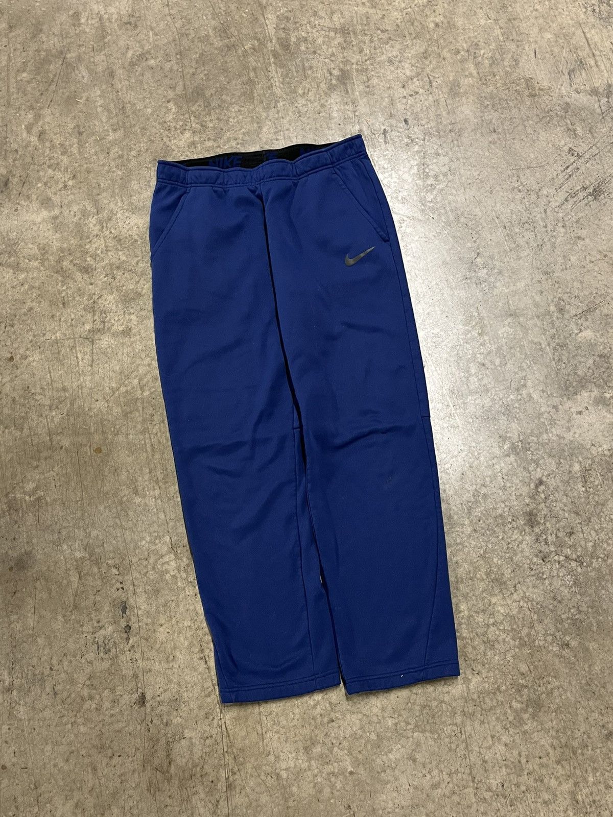 Nike × Vintage Nike baggy fit wide leg sweatpants streetwear athletic Size US 32 / EU 48 - 1 Thumbnail