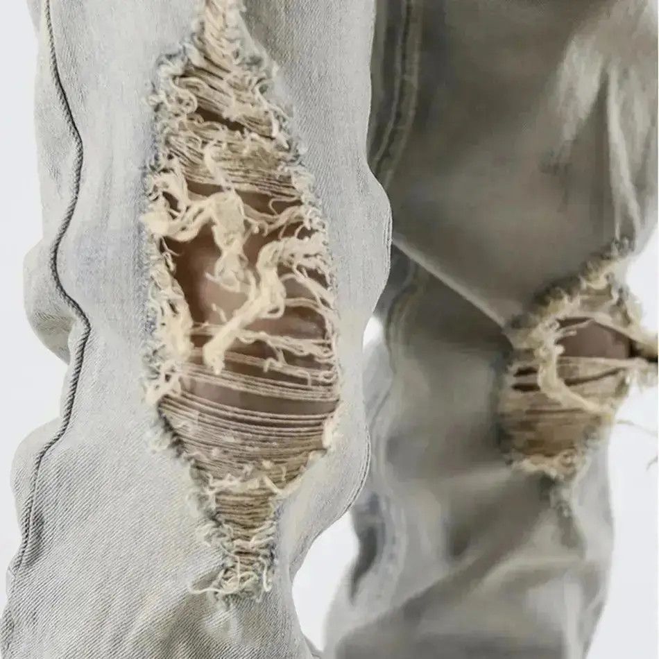 Japanese Brand Ripped Jeans Skinny Size US 32 / EU 48 - 2 Thumbnail