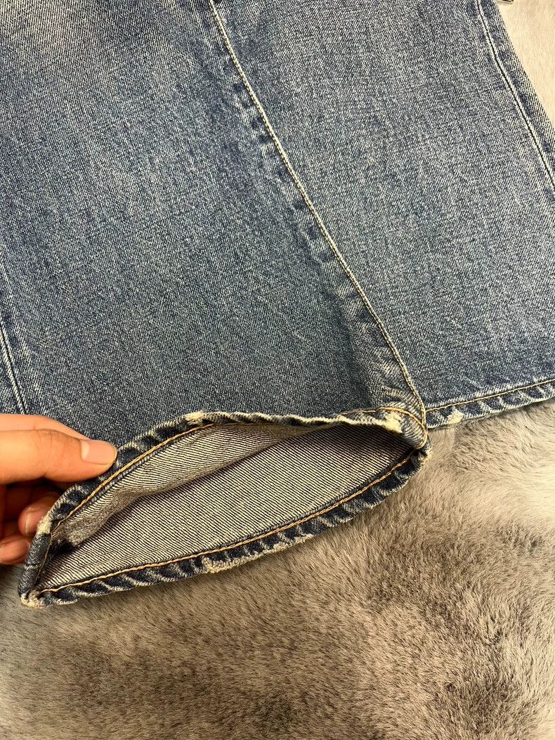 Celine CelineFall/Winter 20 Dylan Gold Chain Washed Blue Micro Fla Size US 27 - 5 Thumbnail
