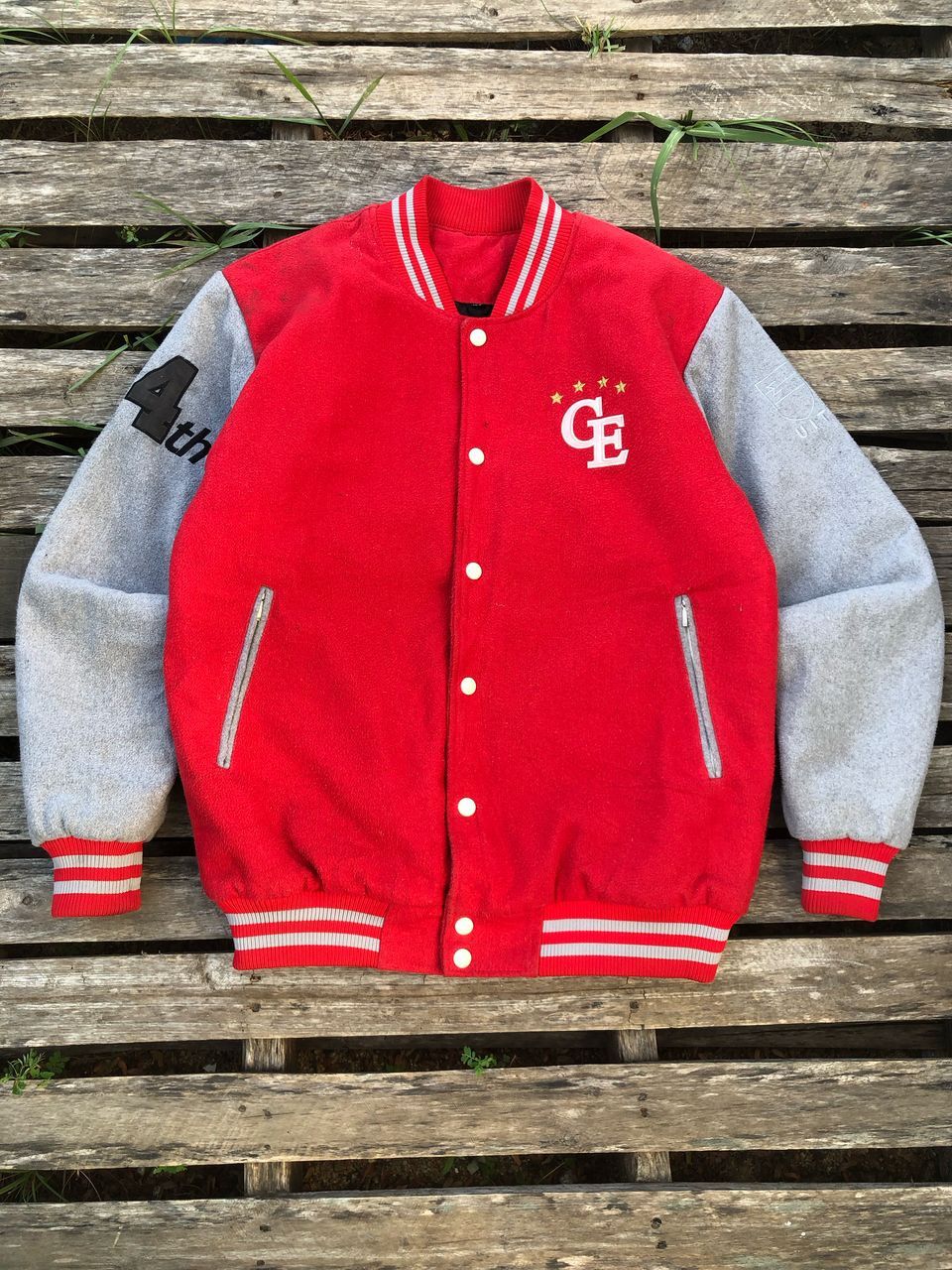 Vintage Vintage CE Varsity Jacket Size US M / EU 48-50 / 2 - 1 Thumbnail