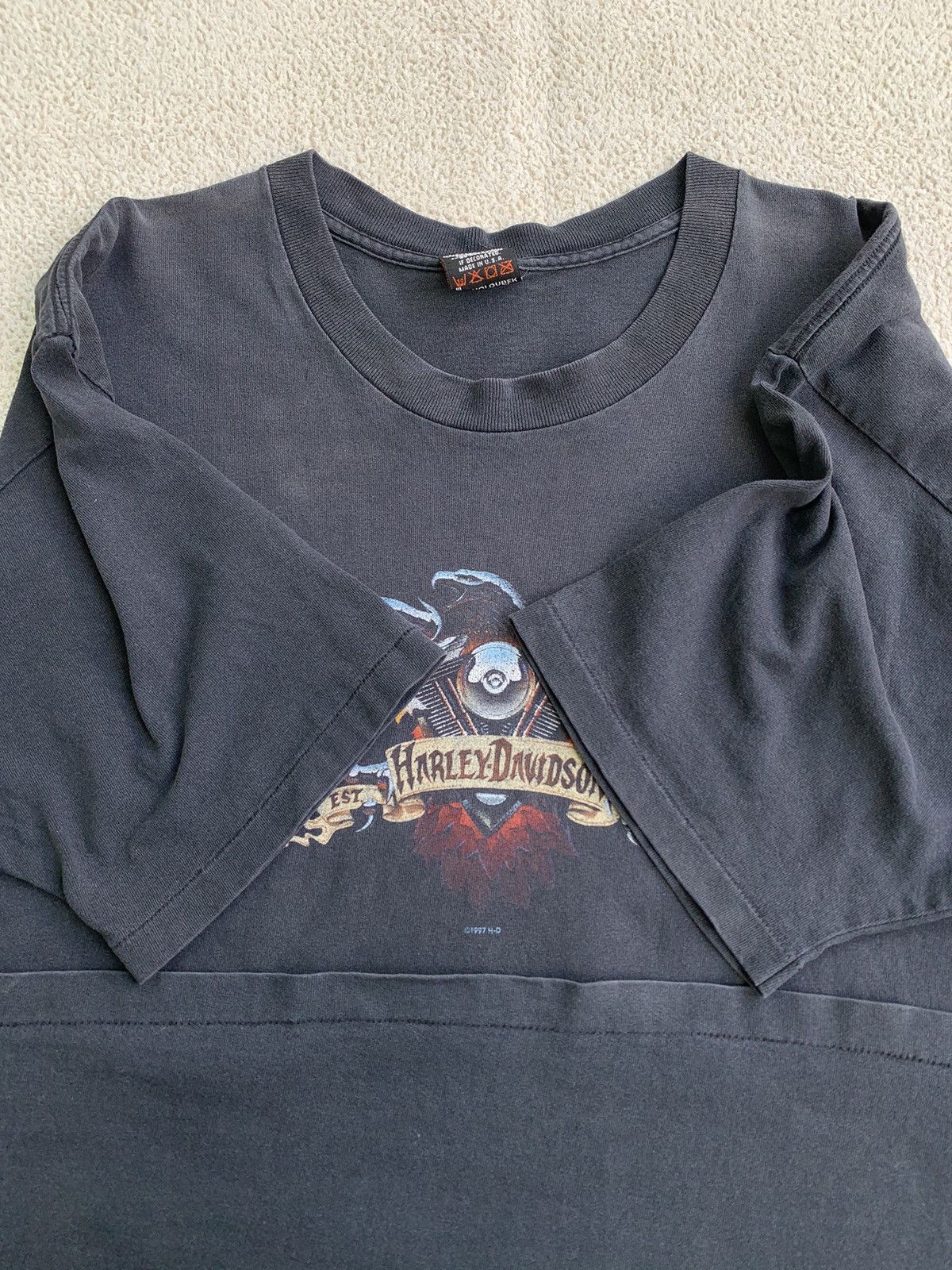 Harley Davidson × Vintage Harley Davidson glendale california tee Size US XL / EU 56 / 4 - 7 Thumbnail