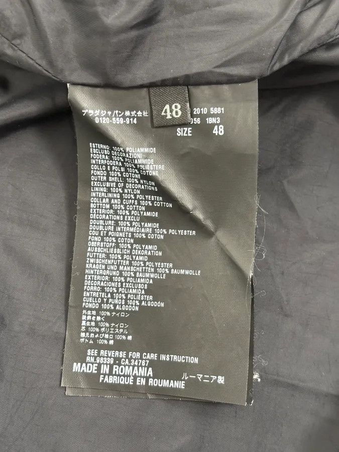 Prada SS2010 Prada Black Nylon Multi Zips Bomber Jacket Size US M / EU 48-50 / 2 - 13 Thumbnail