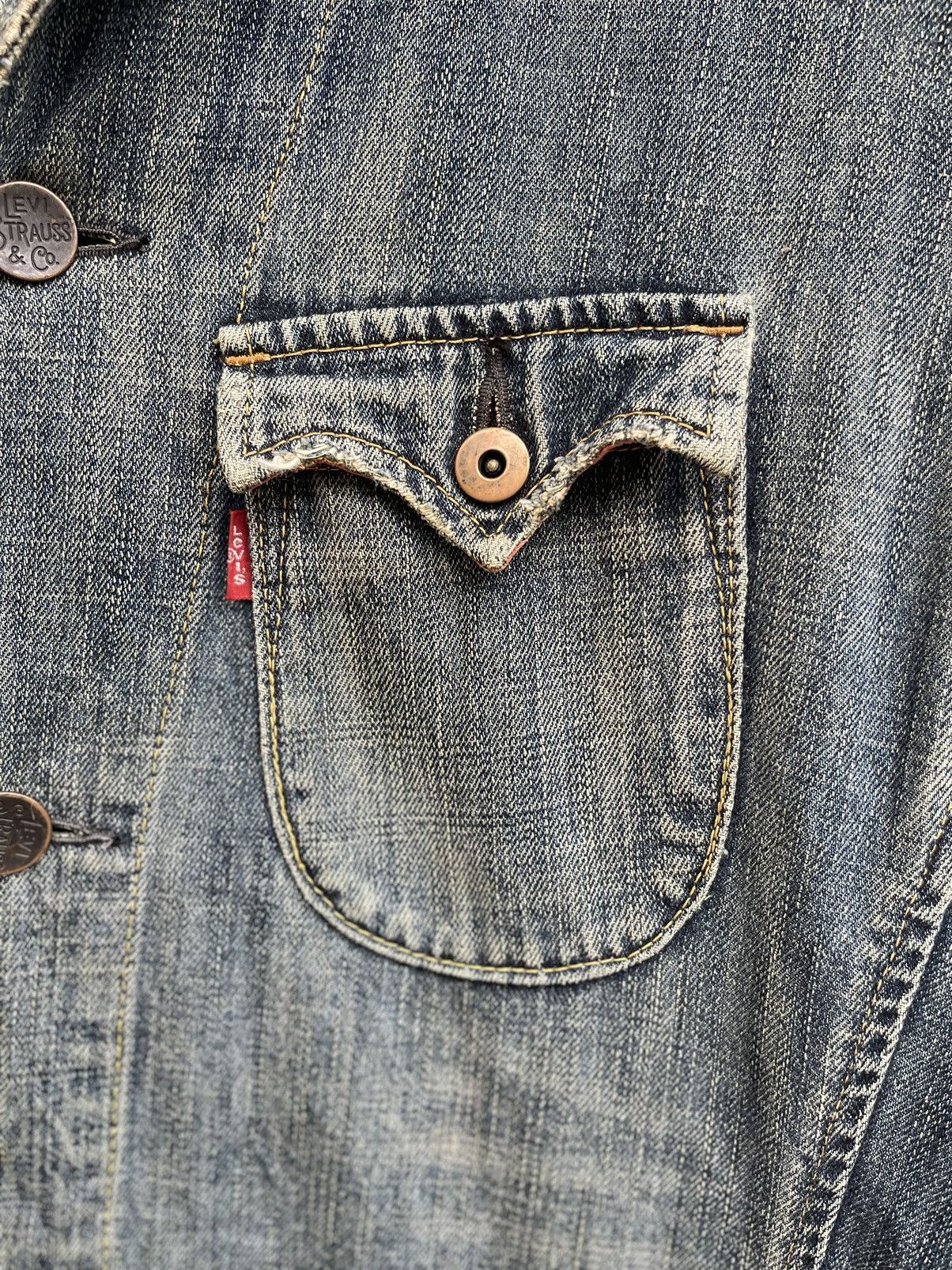 Levi's Vintage Levi’s Japan Denim Chore Sack Jacket Size US L / EU 52-54 / 3 - 5 Thumbnail