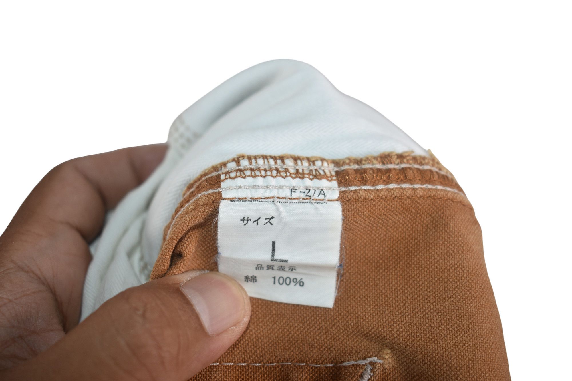 Japanese Brand × Jean × Vintage Wide Leg 🔥Vintage Brown Carpenter Like Carhartt W32 Size US 32 / EU 48 - 7 Thumbnail