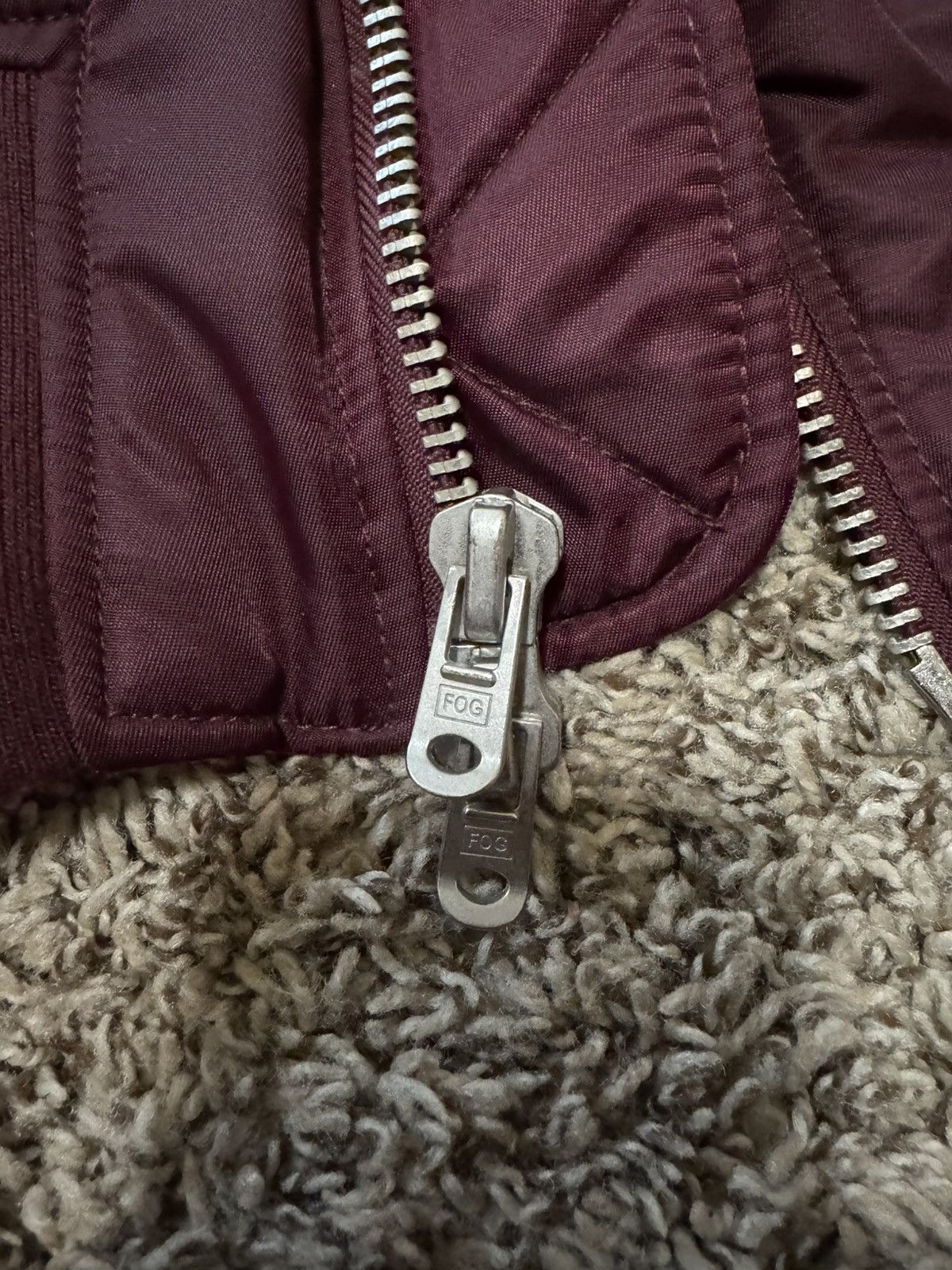 Essentials FOG Essentials Burgundy Bomber Jacket Collection Two Size US M / EU 48-50 / 2 - 6 Thumbnail