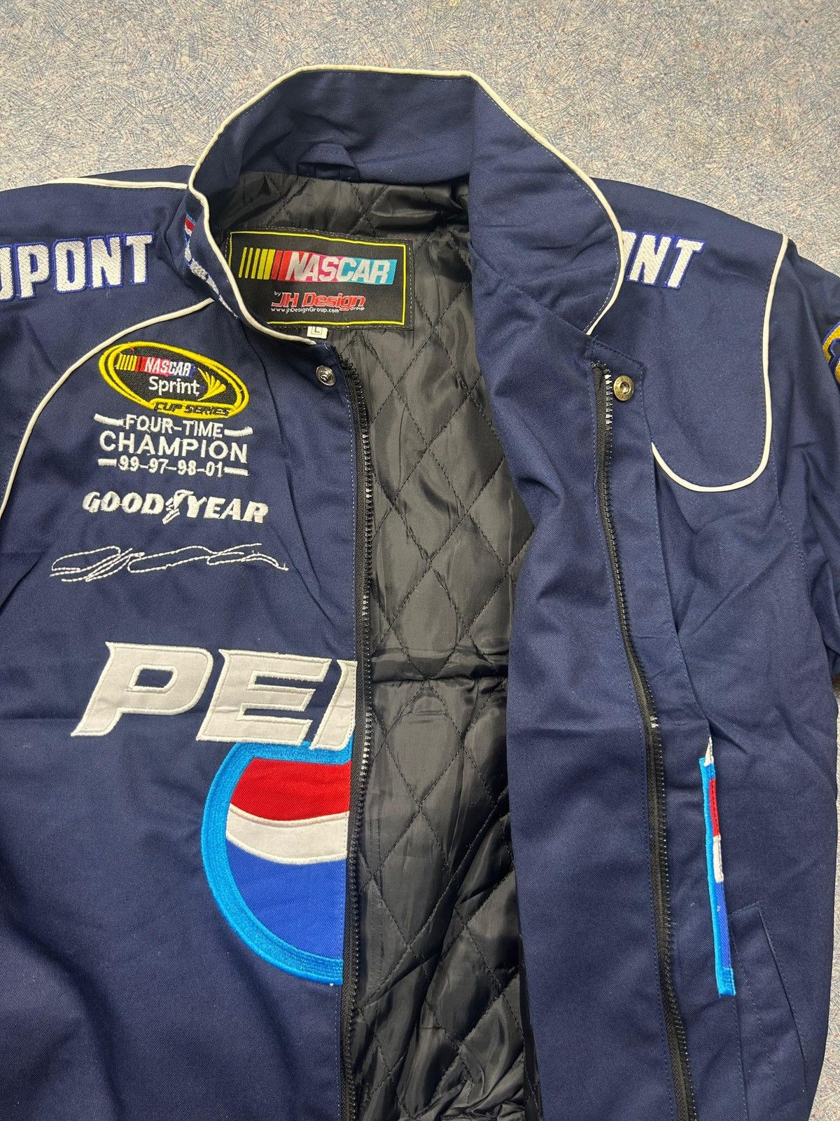 NASCAR Vintage Pepsi NASCAR Racing Jacket Y2K Size US L / EU 52-54 / 3 - 6 Thumbnail