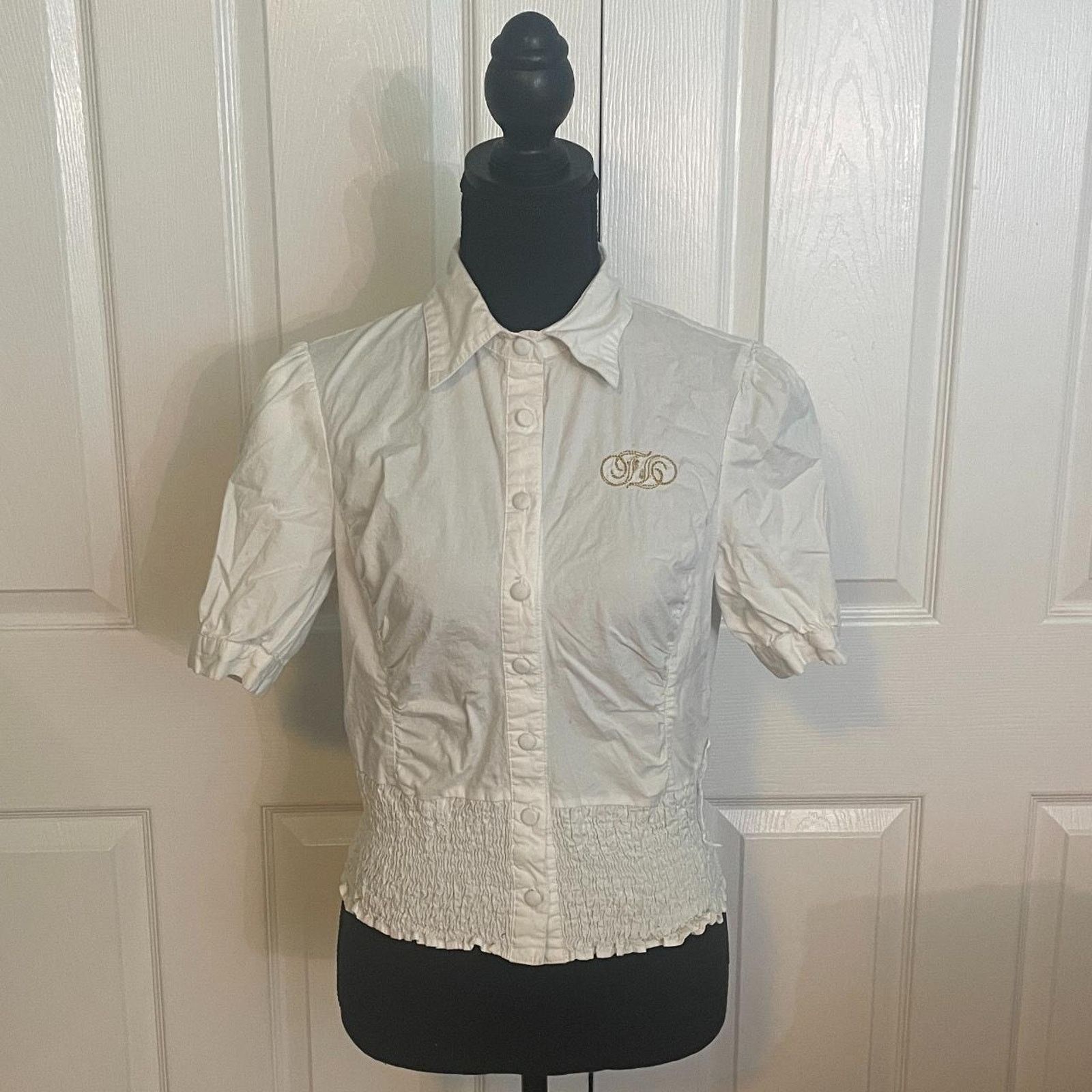 Vintage Y2k fabulosity white button up Size M / US 6-8 / IT 42-44 - 1 Thumbnail