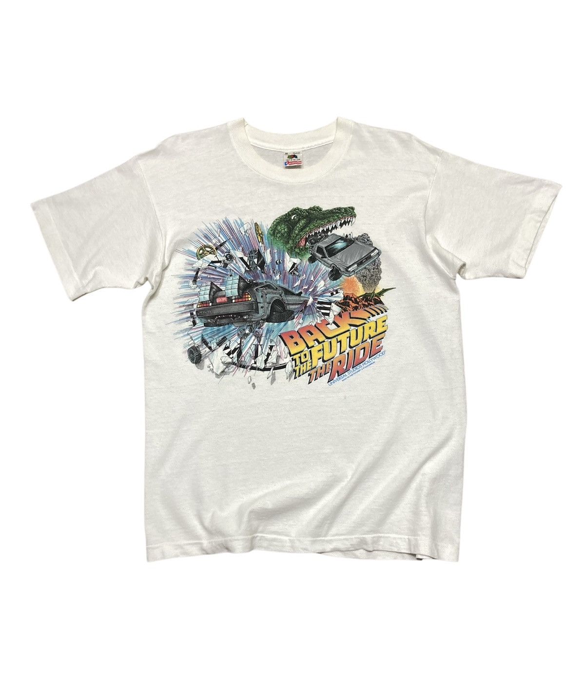 Universal Studios Vintage 90’s Back To The Future The Ride T-Shirt Size US M / EU 48-50 / 2 - 2 Thumbnail
