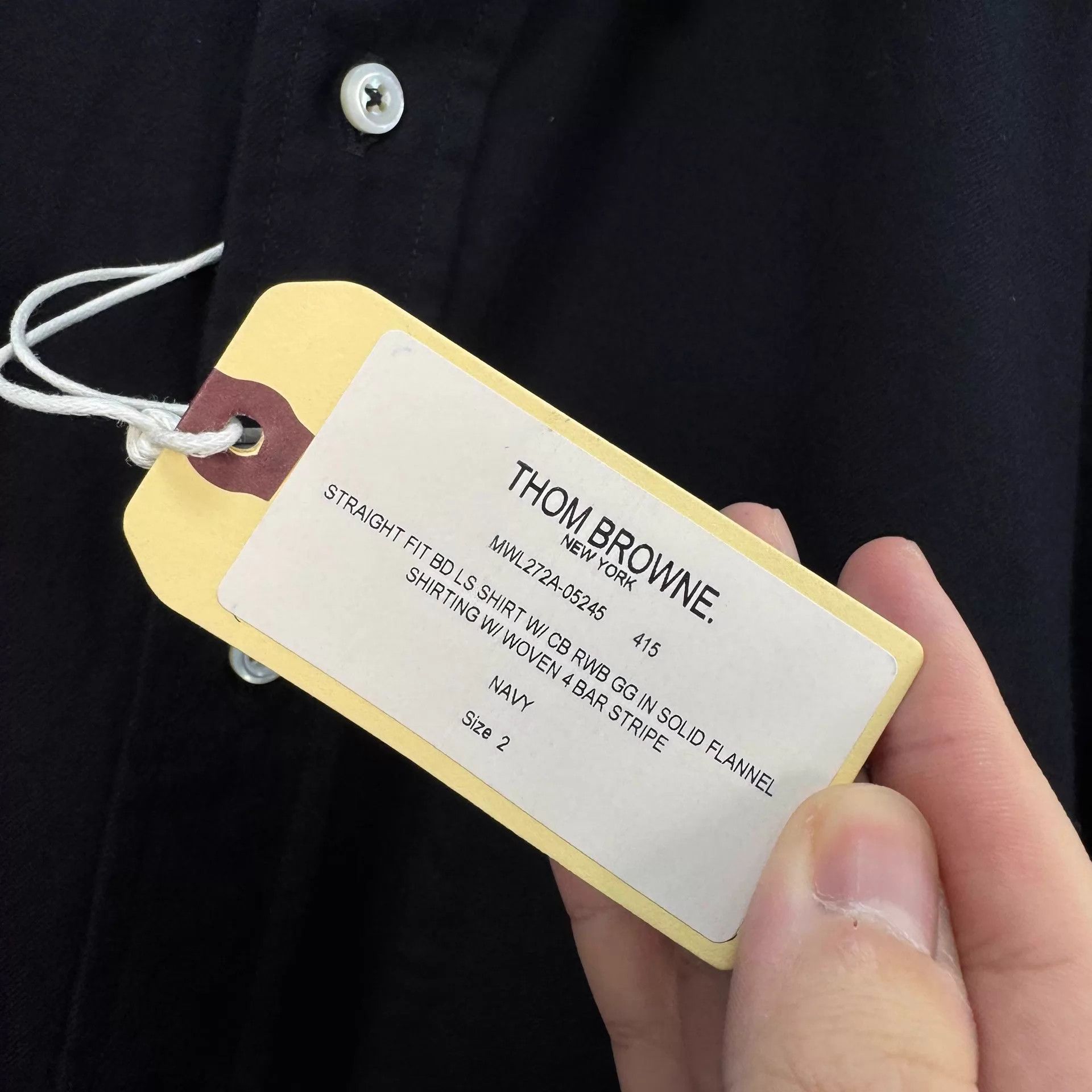 Thom Browne Thom Browne 4-Bar Shirt Size 2 New Size US M / EU 48-50 / 2 - 6 Thumbnail