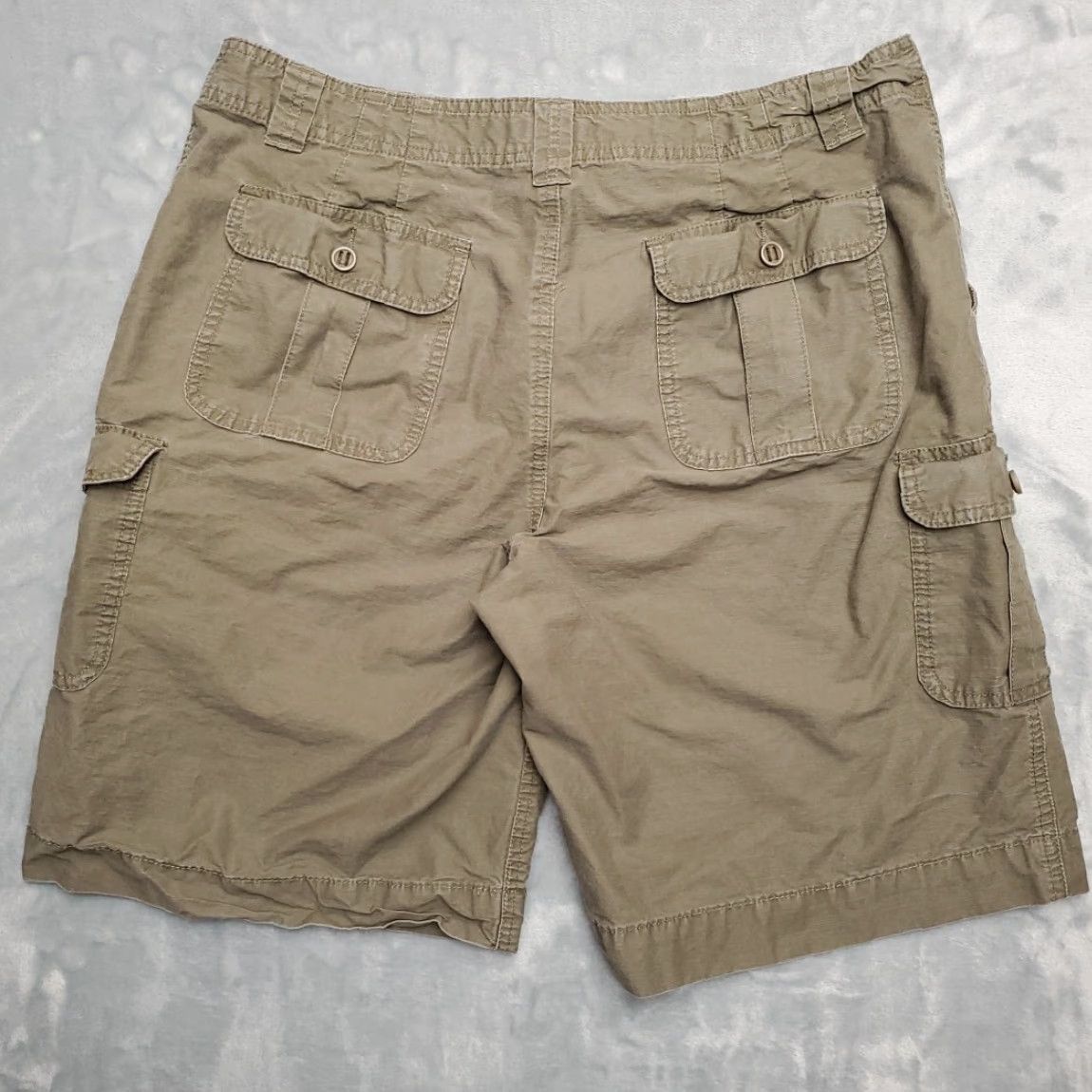 Vintage Cabelas Cargo Shorts Men 36 Green Outdoor Cargo Flat Front Utility Hike Size US 36 / EU 52 - 5 Thumbnail