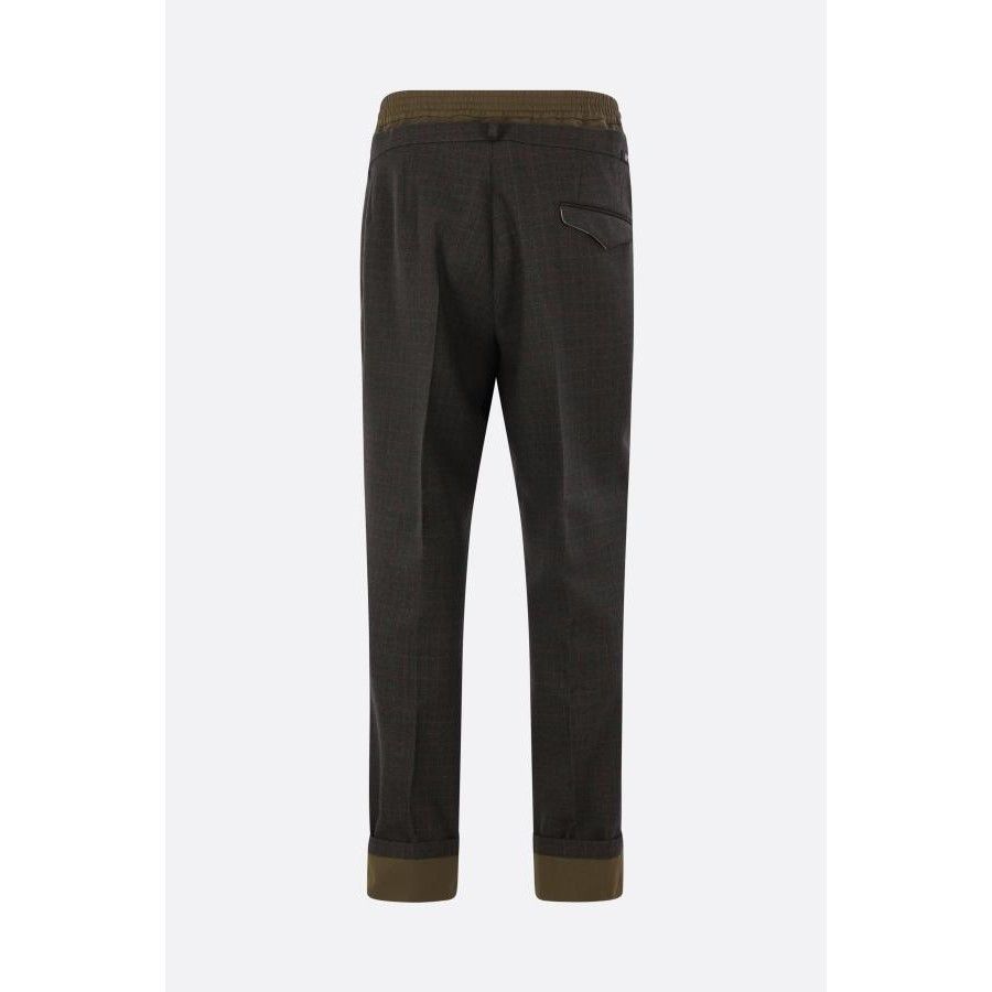 Prada PRADA Green Check Wool Trousers New & Authentic (Men's size: Size US 34 / EU 50 - 2 Thumbnail