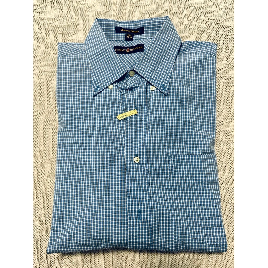 Tommy Hilfiger Tommy Hilfiger blue gingham button down size 16.5 Size US L / EU 52-54 / 3 - 1 Thumbnail