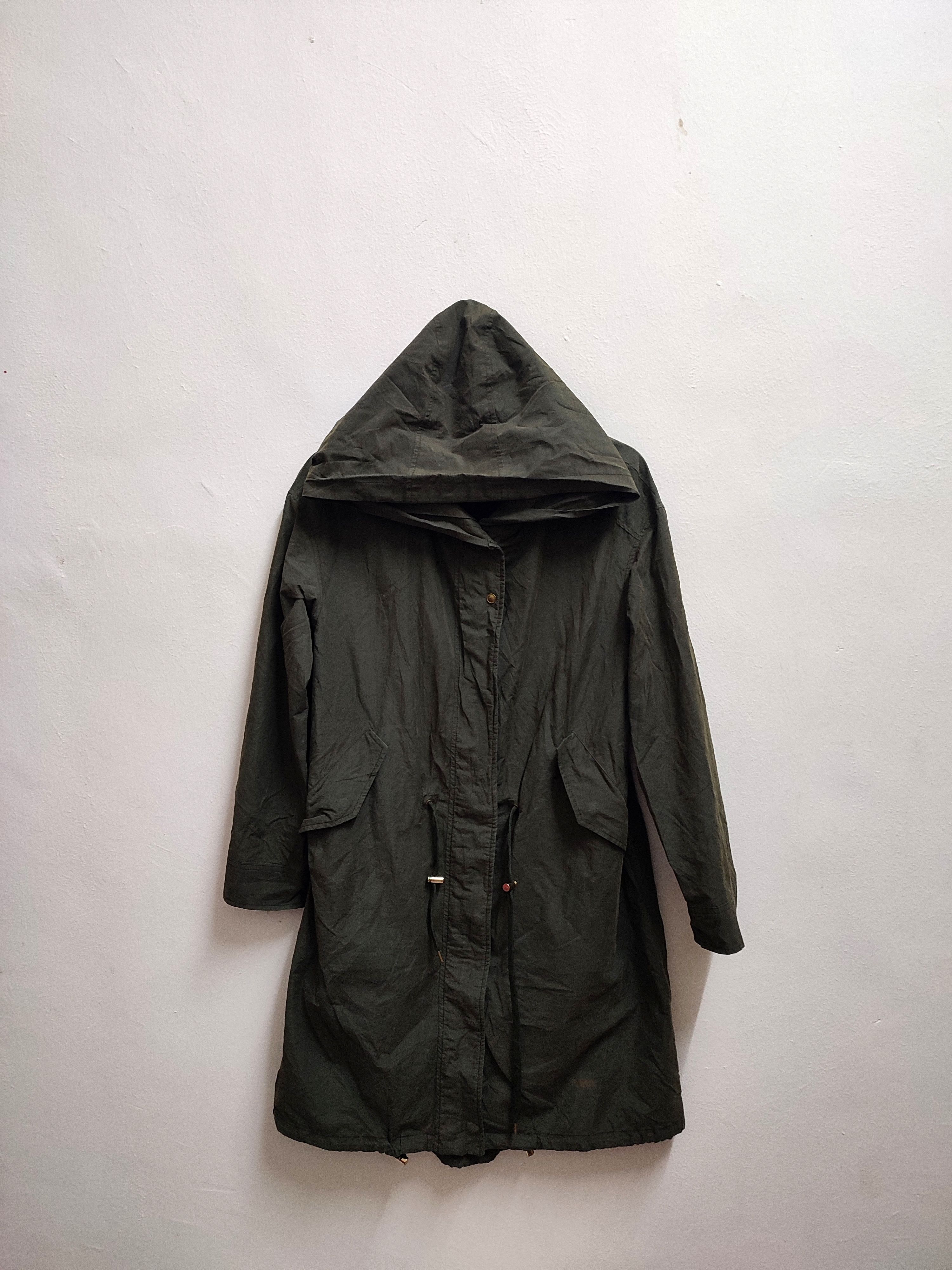 Japanese Brand Japanese Brand Hushush Green Hooded Jacket Size US M / EU 48-50 / 2 - 6 Thumbnail