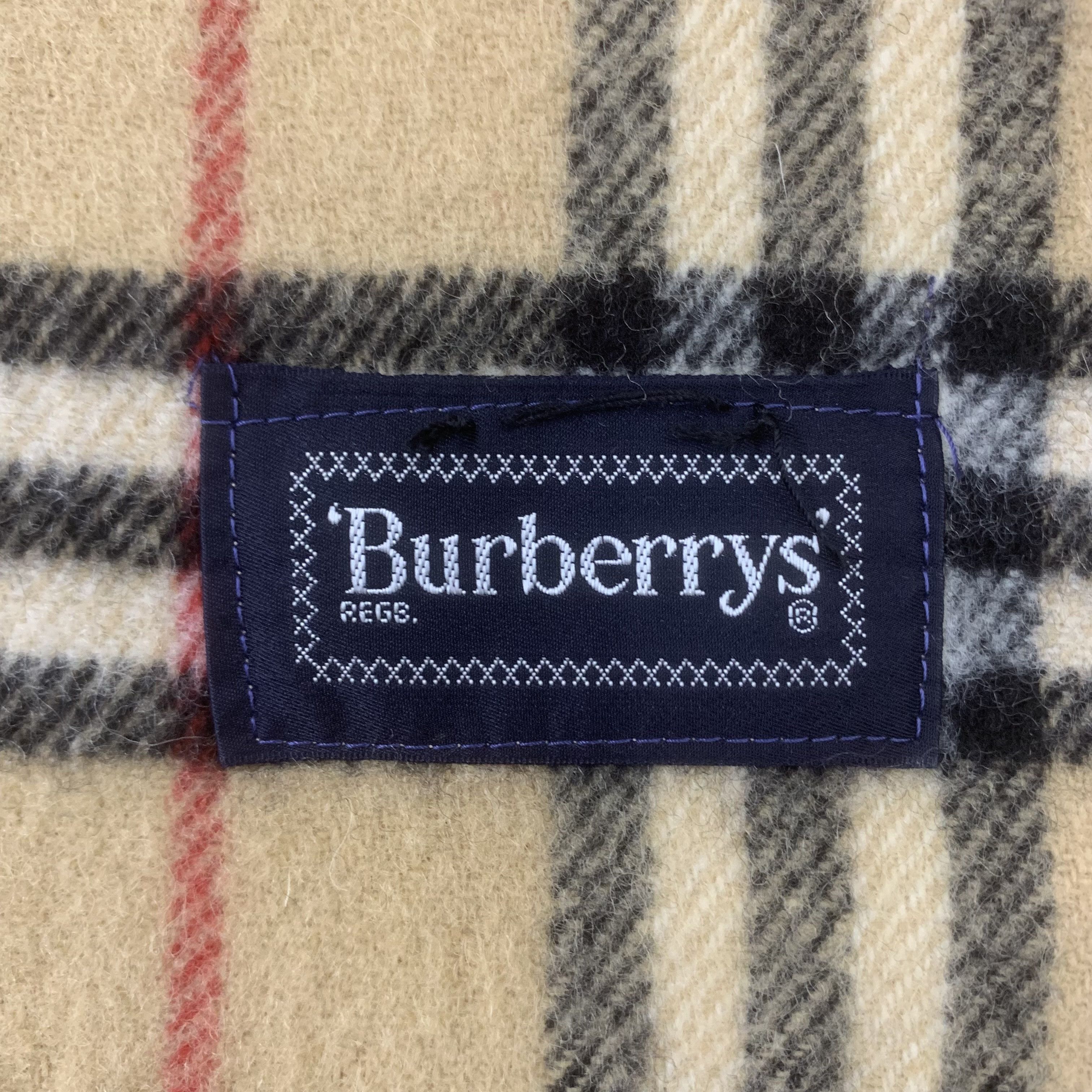 Burberry Burberry Scarf Wool Muffler Neck Wrap BL9287 Size ONE SIZE - 6 Thumbnail