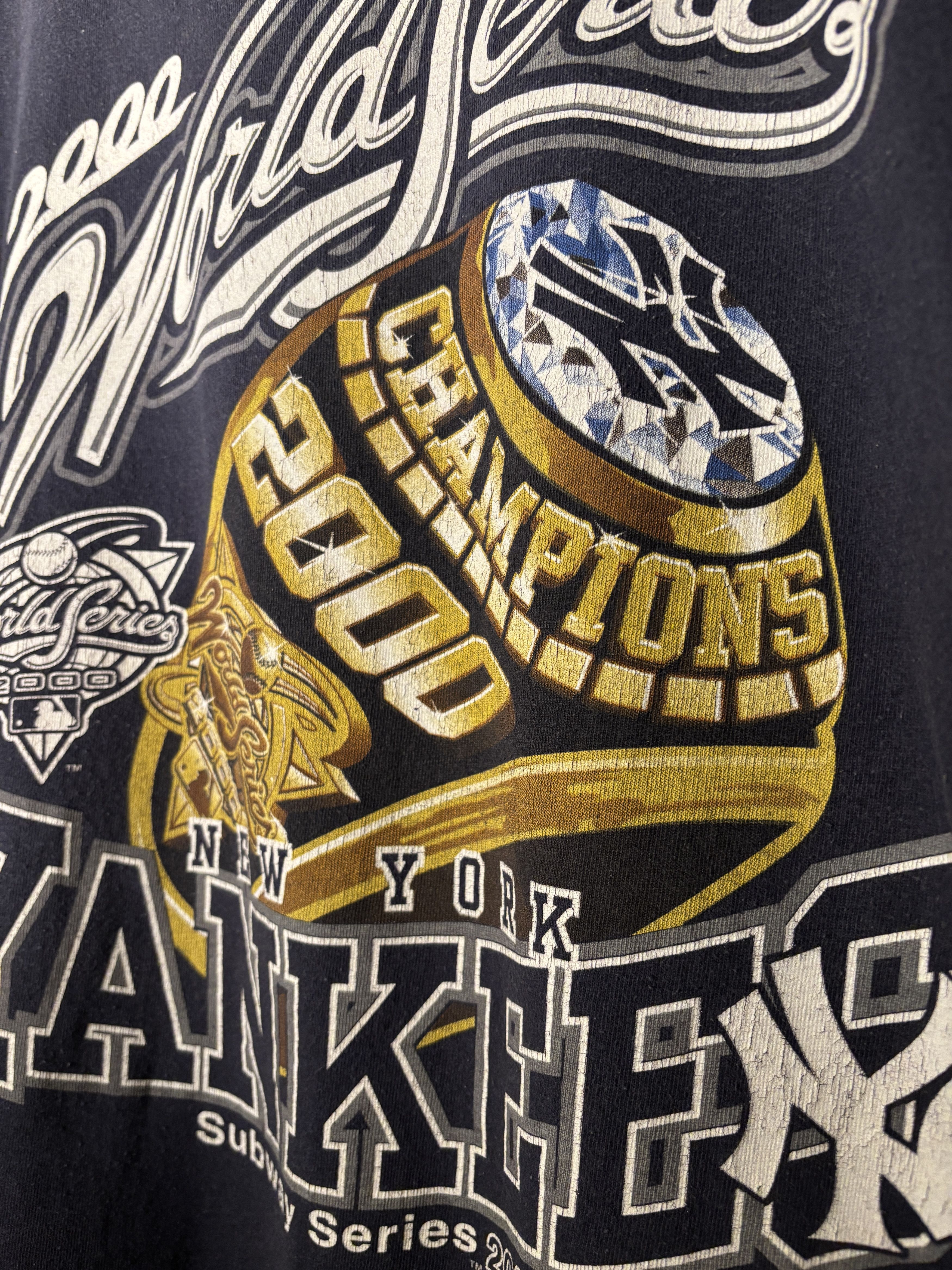 New York Yankees × Puma × Vintage 2000 New York Yankees World Series Championship Ring Tee Size US L / EU 52-54 / 3 - 2 Thumbnail