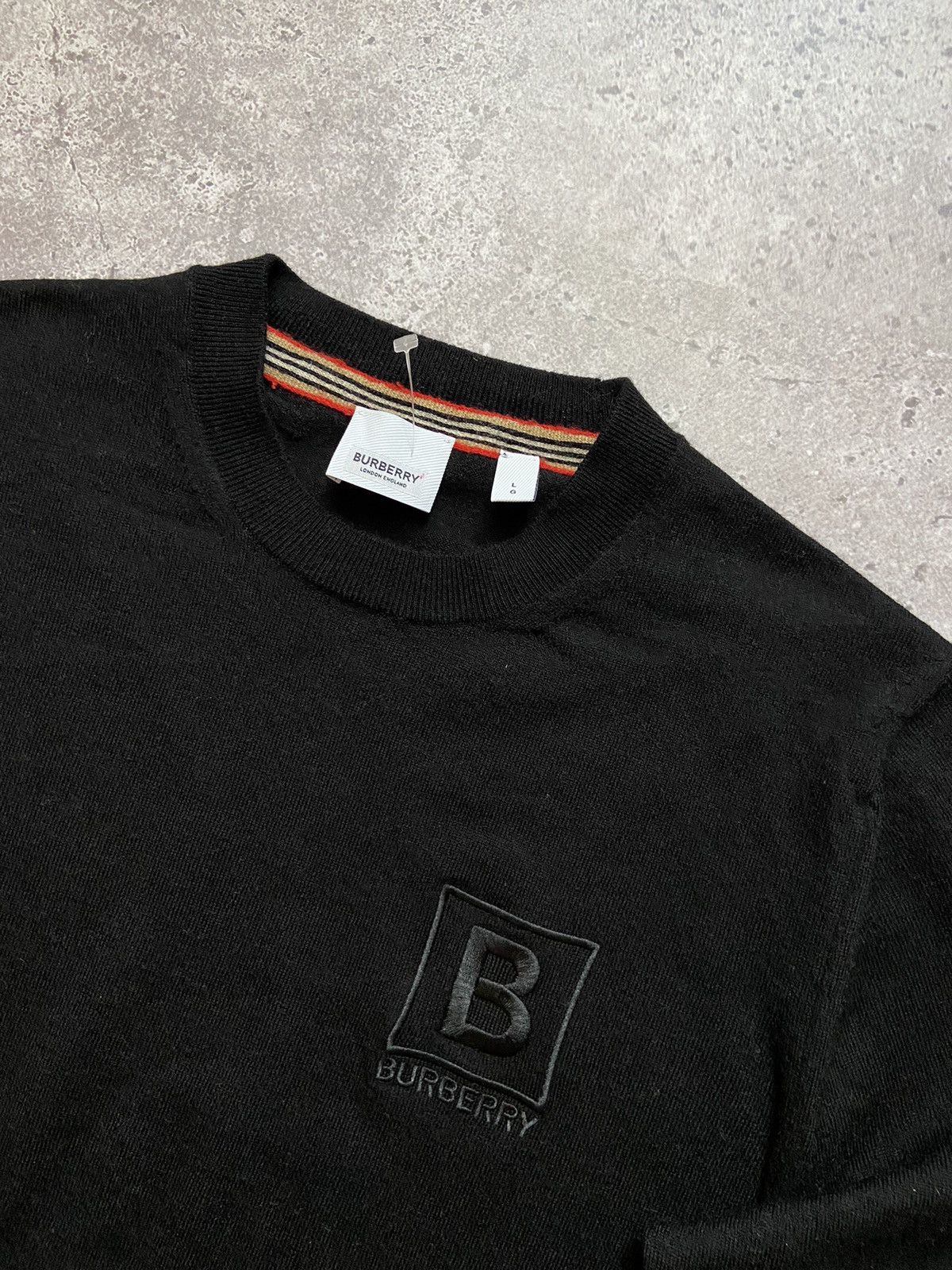 Burberry Burberry London Sweater Box Logo Size US L / EU 52-54 / 3 - 2 Thumbnail