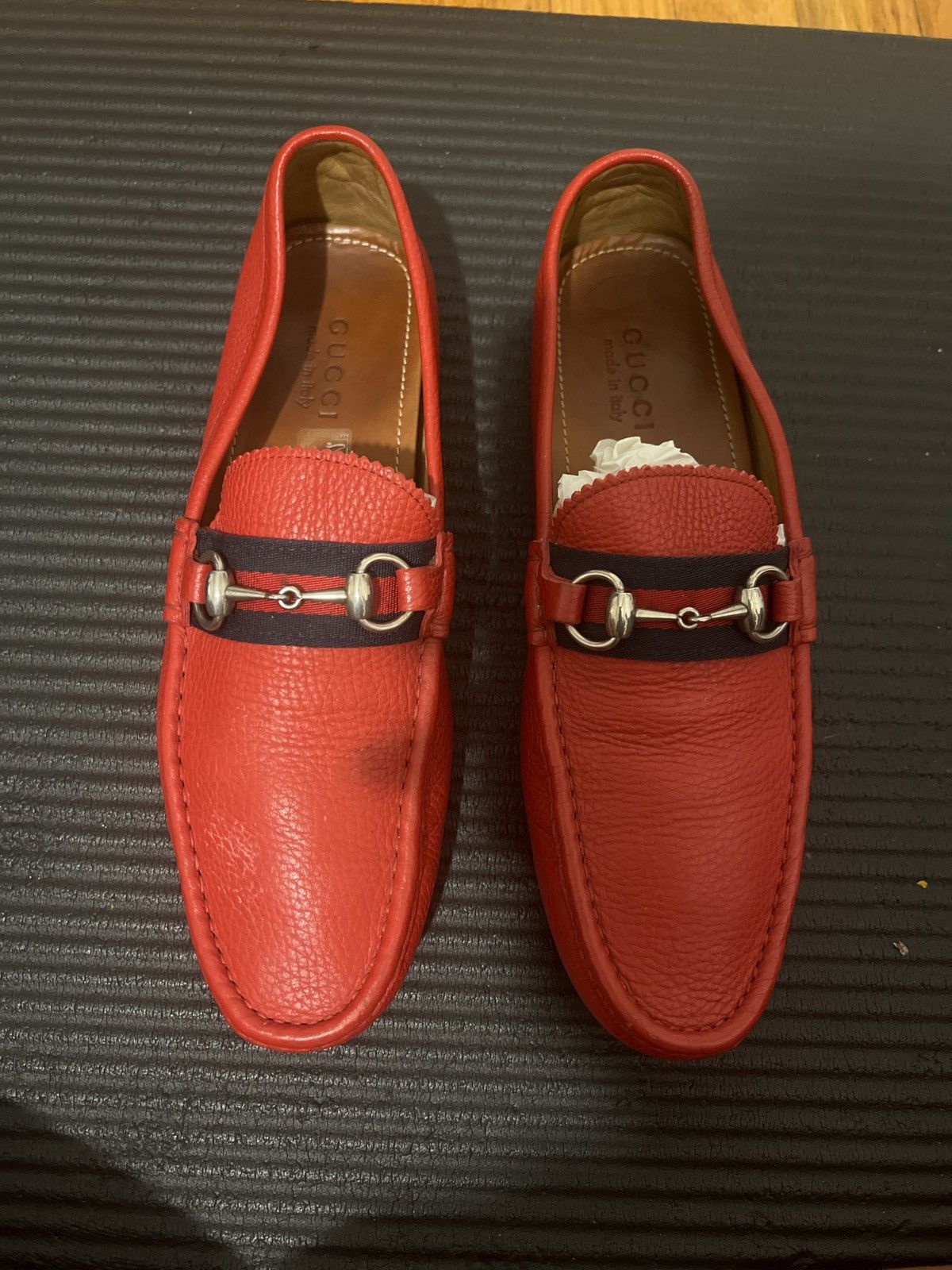Gucci Gucci red loafer Size US 9 / EU 42 - 6 Thumbnail