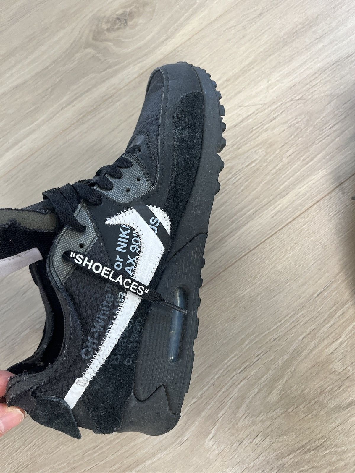 Nike × Off-White Off white air Max 90 Size US 9.5 / EU 42-43 - 3 Thumbnail