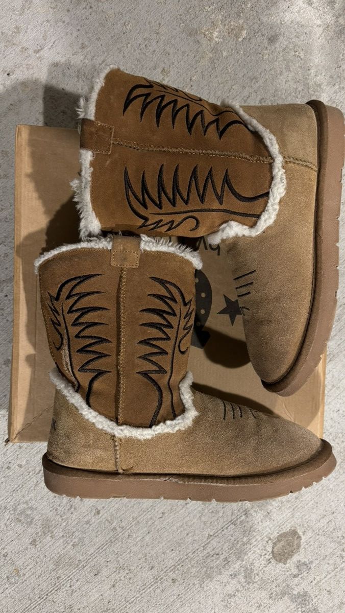 1199 Bazo 1199 Ugg Cowboy Boots Size US 10 / EU 43 - 6 Thumbnail