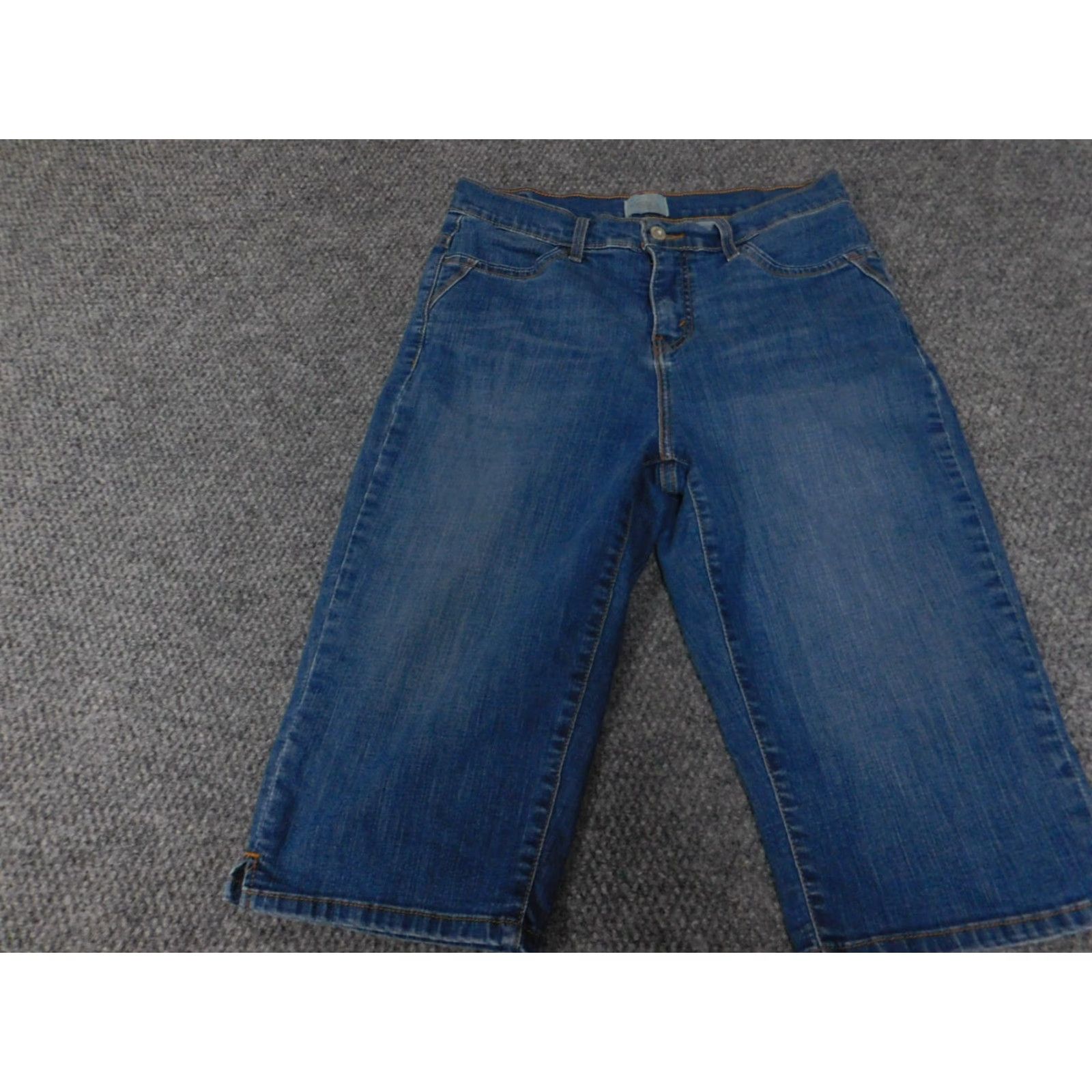 Levi's Levi's Jeans Womens 10 Blue Slimming 512 Straight Regular Denim Cotton Blend Waist 28 Inseam 25 in Zip Zipper Size 32" / US 10 / IT 46 - 3 Thumbnail