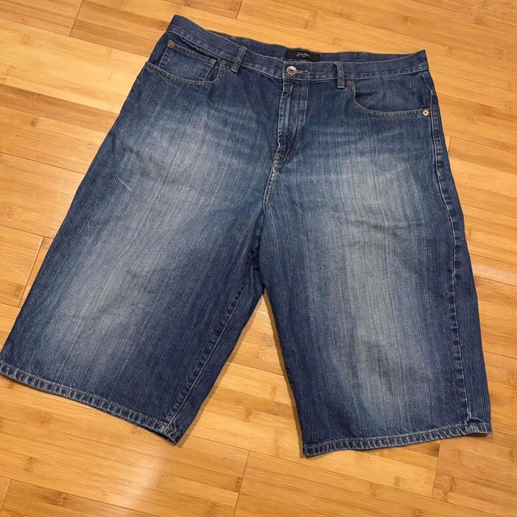 Sean John Sean John Blue Denim Shorts Size US 38 / EU 54 - 3 Thumbnail