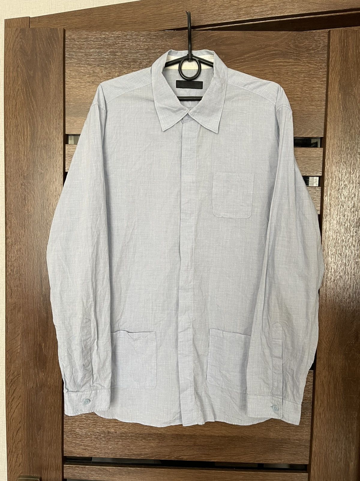 Burberry Prorsum Burberry Prorsum Shirt Button Up Long Sleeve Size US L / EU 52-54 / 3 - 1 Thumbnail