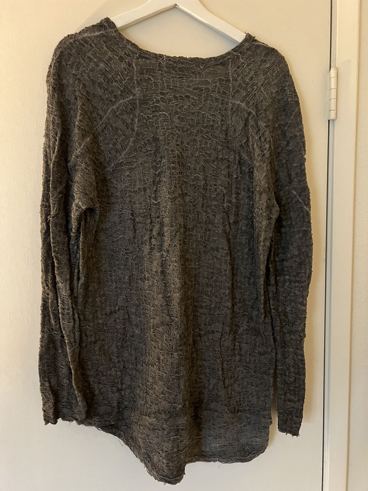 D.Hygen × Devoa D Hygen Broken Cotton Jersey Long Sleeve T-Shirt Size US M / EU 48-50 / 2 - 2 Thumbnail