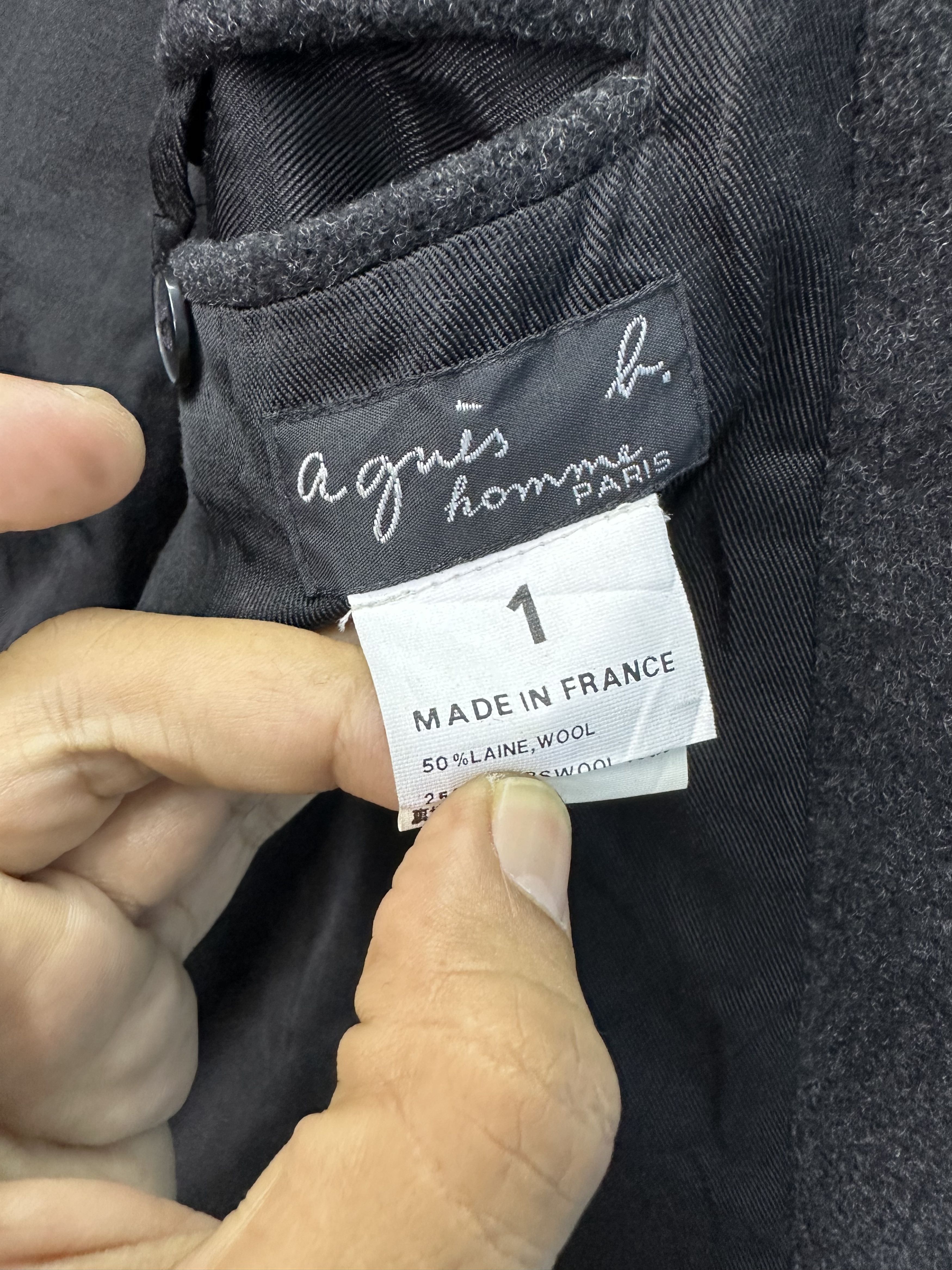 agnes b. Vintage Agnes B Wool Jacket VT08 Size US M / EU 48-50 / 2 - 9 Thumbnail