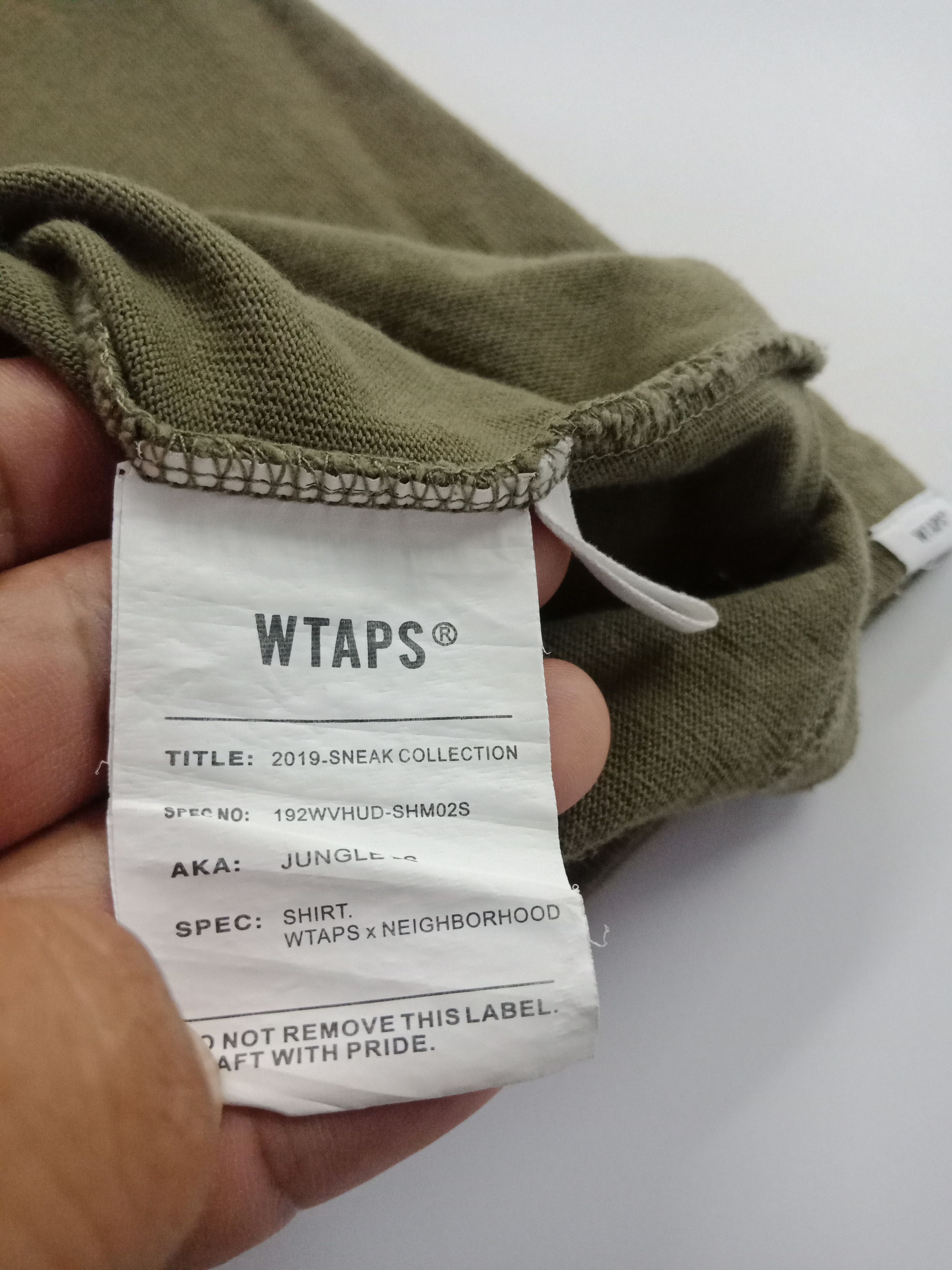 Japanese Brand × Neighborhood × Wtaps Wtaps 2019 Sneak Collection Spell Out #C Size US L / EU 52-54 / 3 - 7 Thumbnail