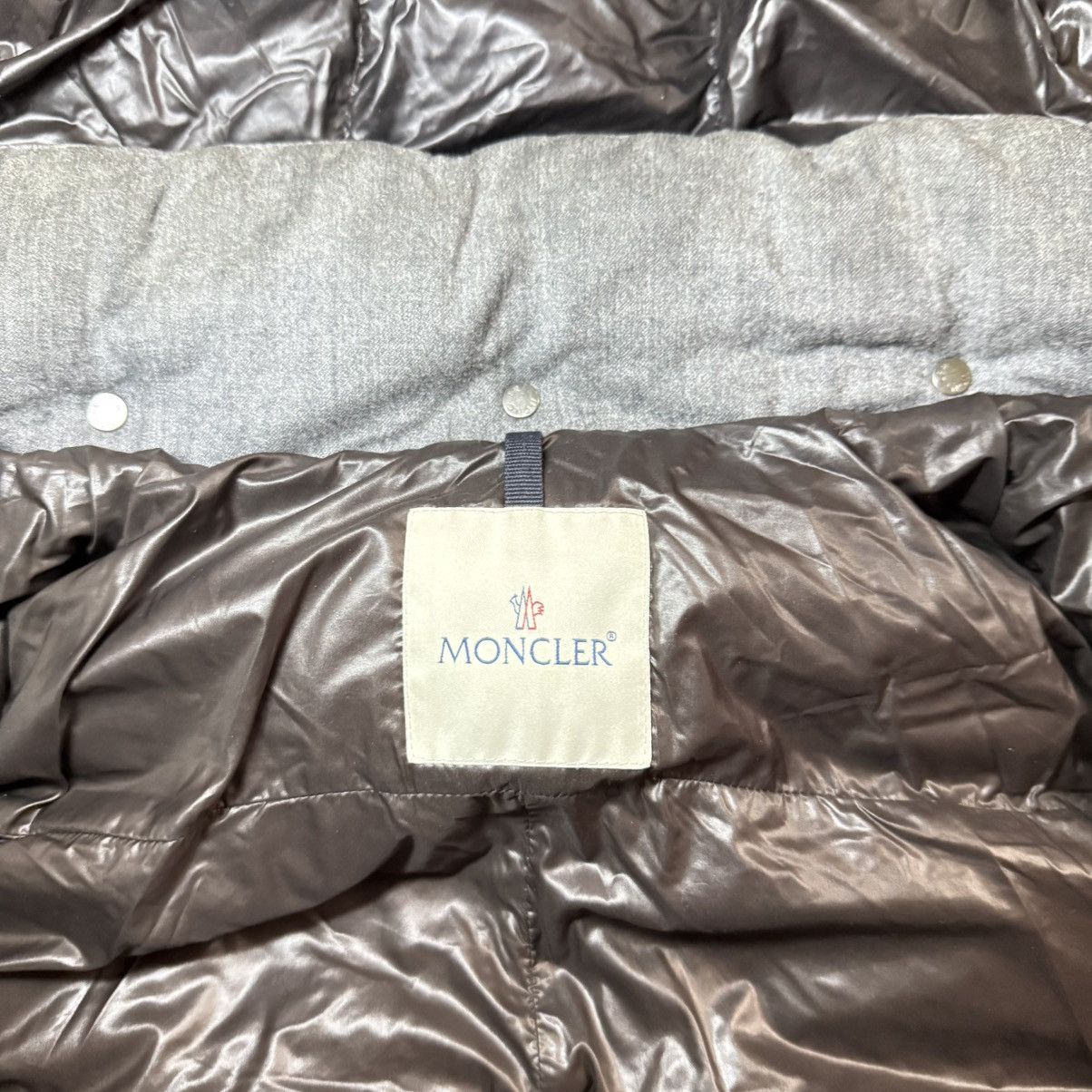 Moncler Moncler Aymon Giubbotto Hooded WOOL Down Puffer Jacket Parka Size US XXL / EU 58 / 5 - 17 Thumbnail