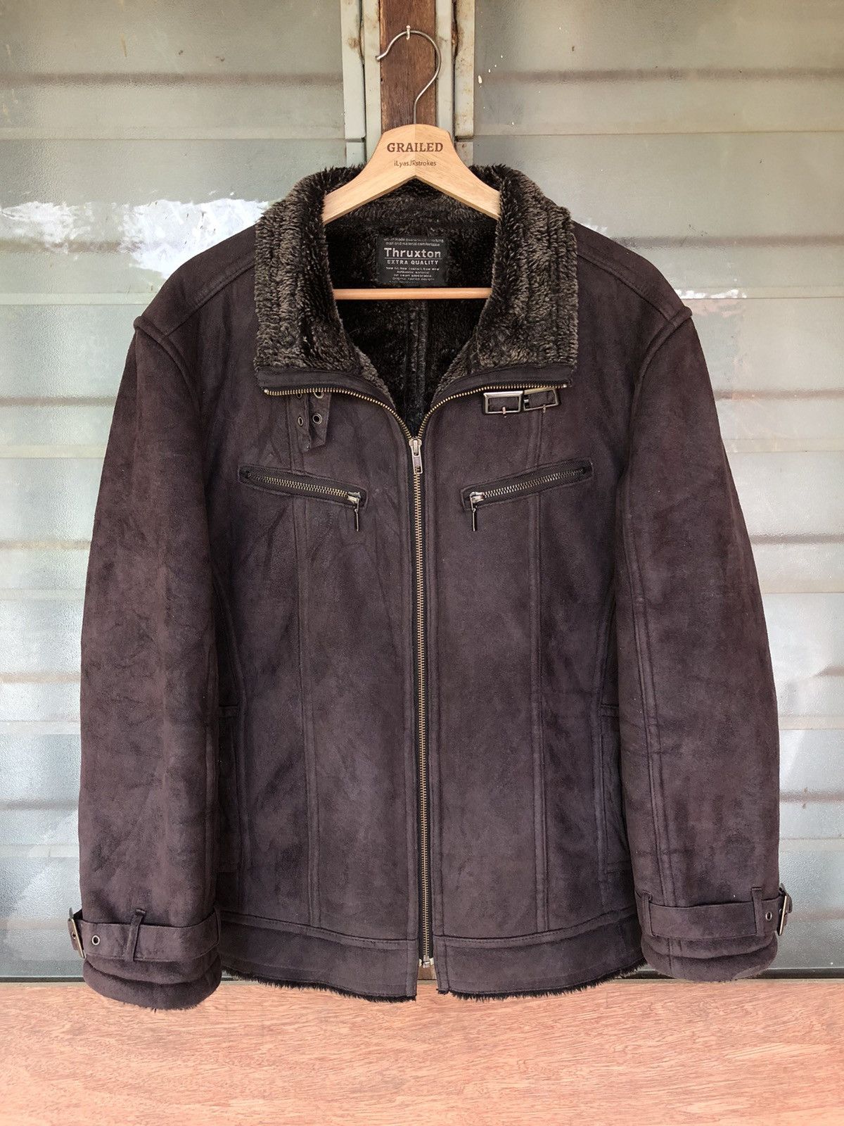 Japanese Brand Vintage Thruxton Style Punk Jacket Size US L / EU 52-54 / 3 - 1 Thumbnail