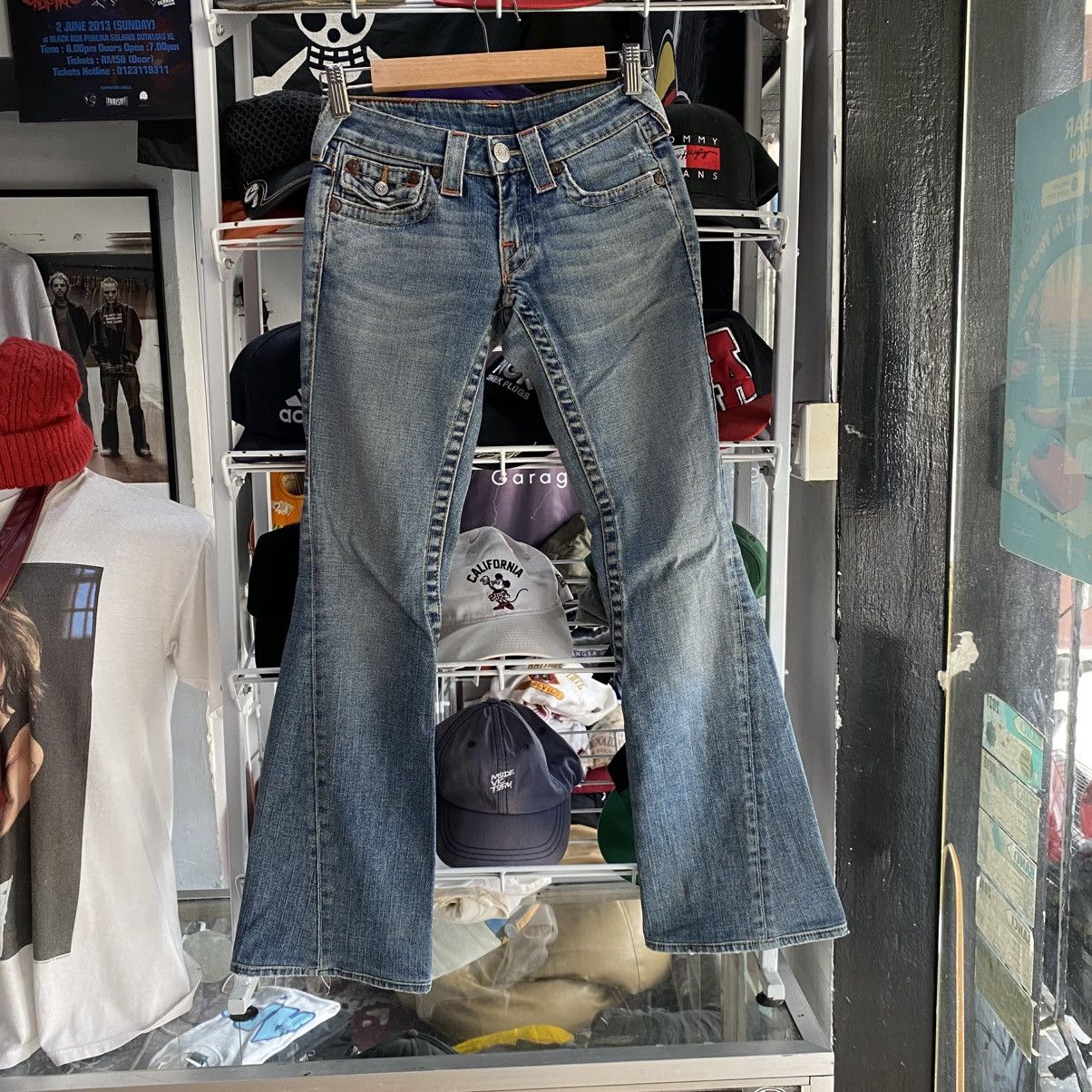 True Religion × Vintage True religion Flare joey denim pants Size US 26 / EU 42 - 2 Thumbnail