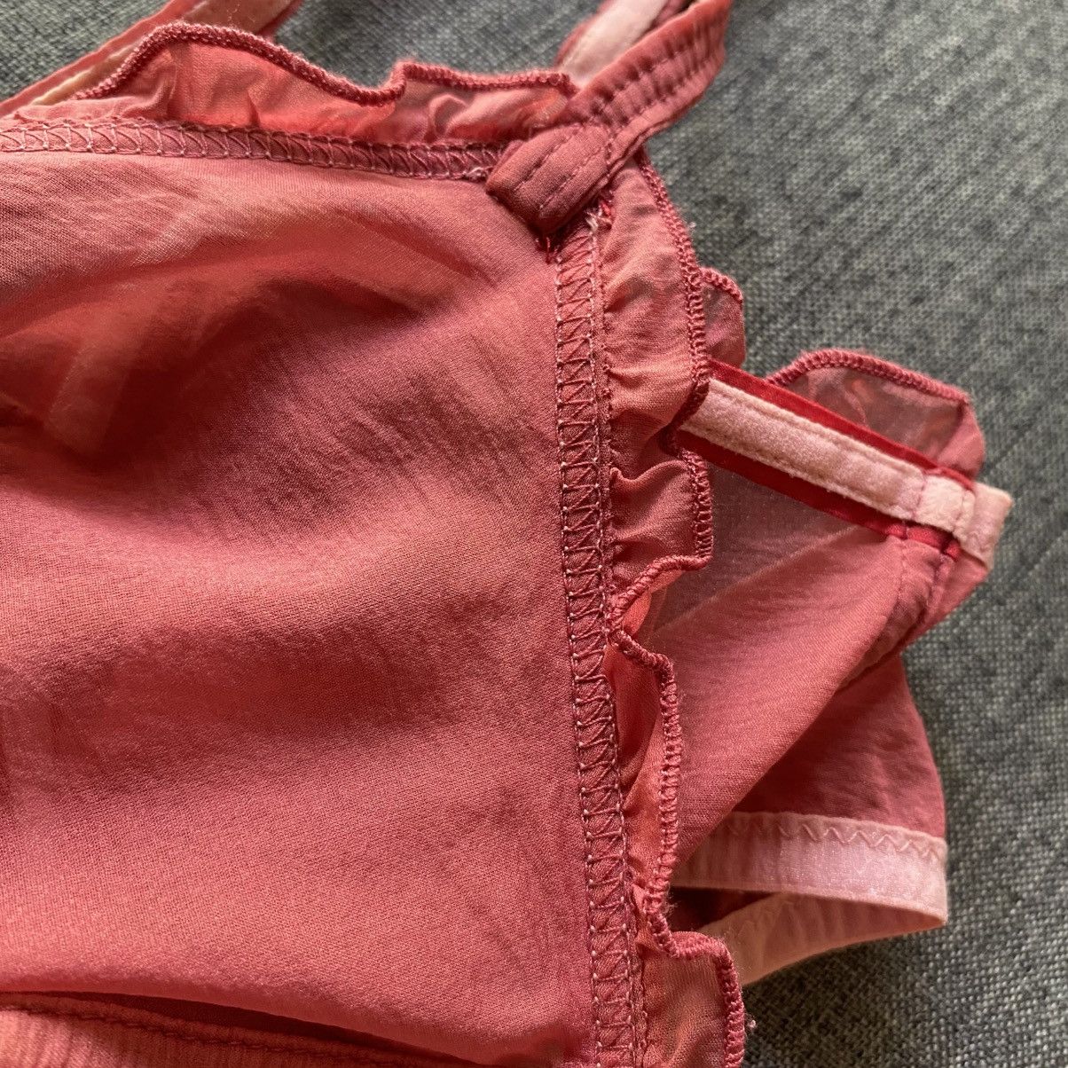 Miu Miu MIU MIU Red Satin Bra Size ONE SIZE - 13 Thumbnail