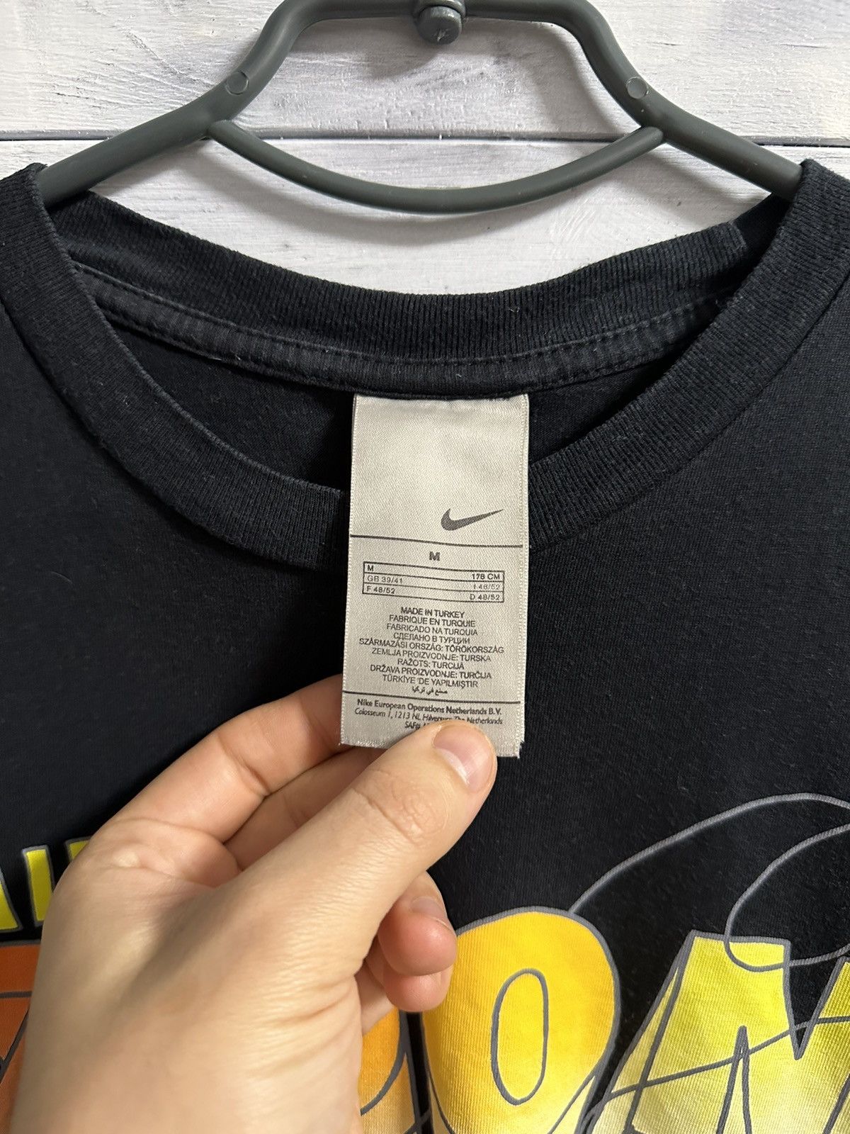 Nike Rare Vintage T-Shirt Nike Air Zoom Small Swoosh Drill Y2K Size US M / EU 48-50 / 2 - 7 Thumbnail