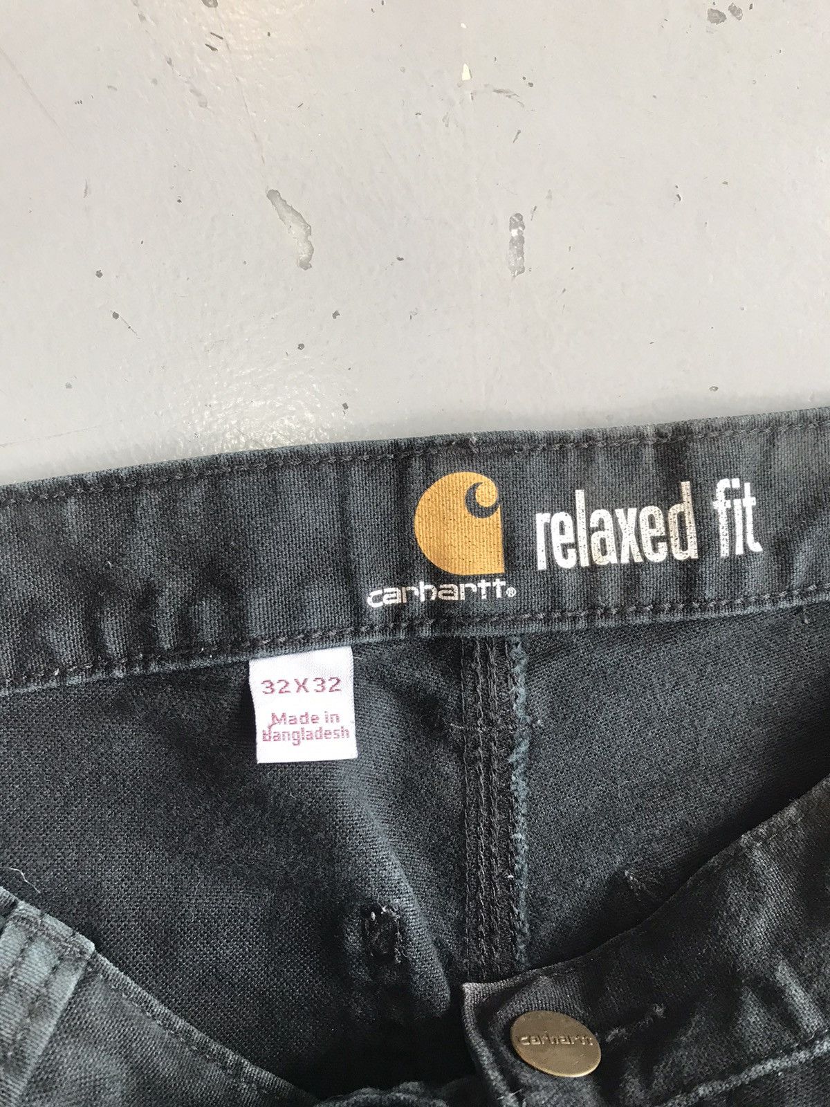 Carhartt × Vintage Vintage Carhartt BLK double knee denim Size US 32 / EU 48 - 6 Thumbnail