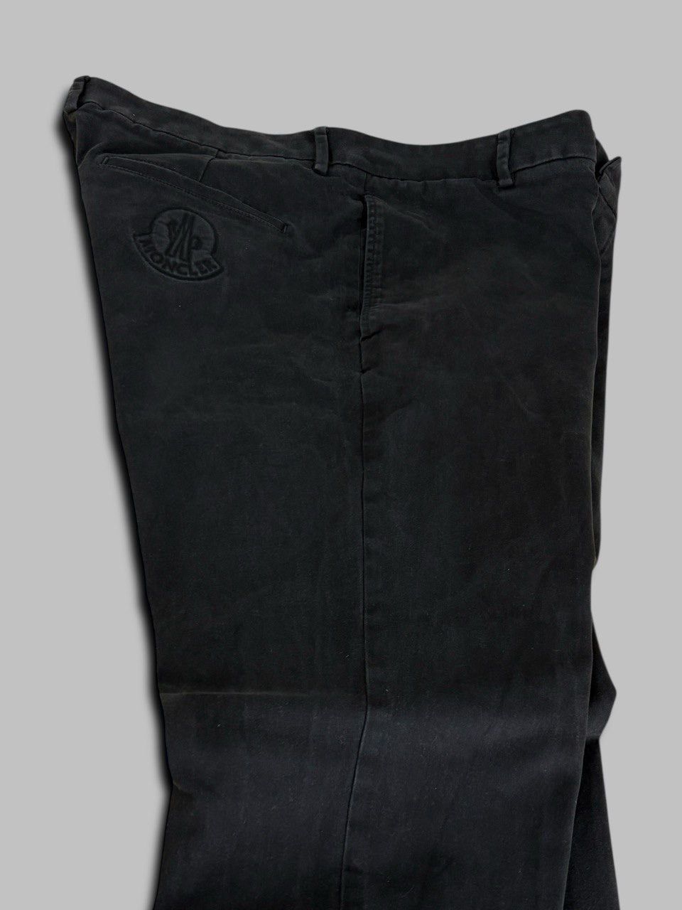 Moncler Moncler Black Cotton Twill Trousers Zip Pocket Pants Size US 36 / EU 52 - 12 Thumbnail