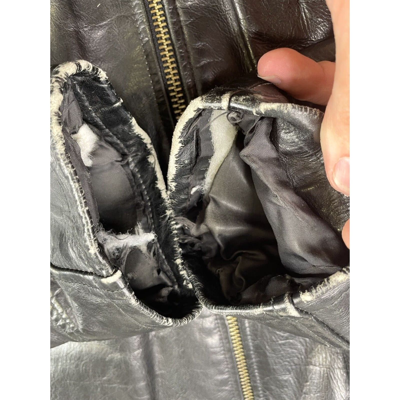 Polo Ralph Lauren VINTAGE Polo Ralph Lauren Black Leather Moto Biker Jacket Lined Men's Large Size US L / EU 52-54 / 3 - 4 Thumbnail