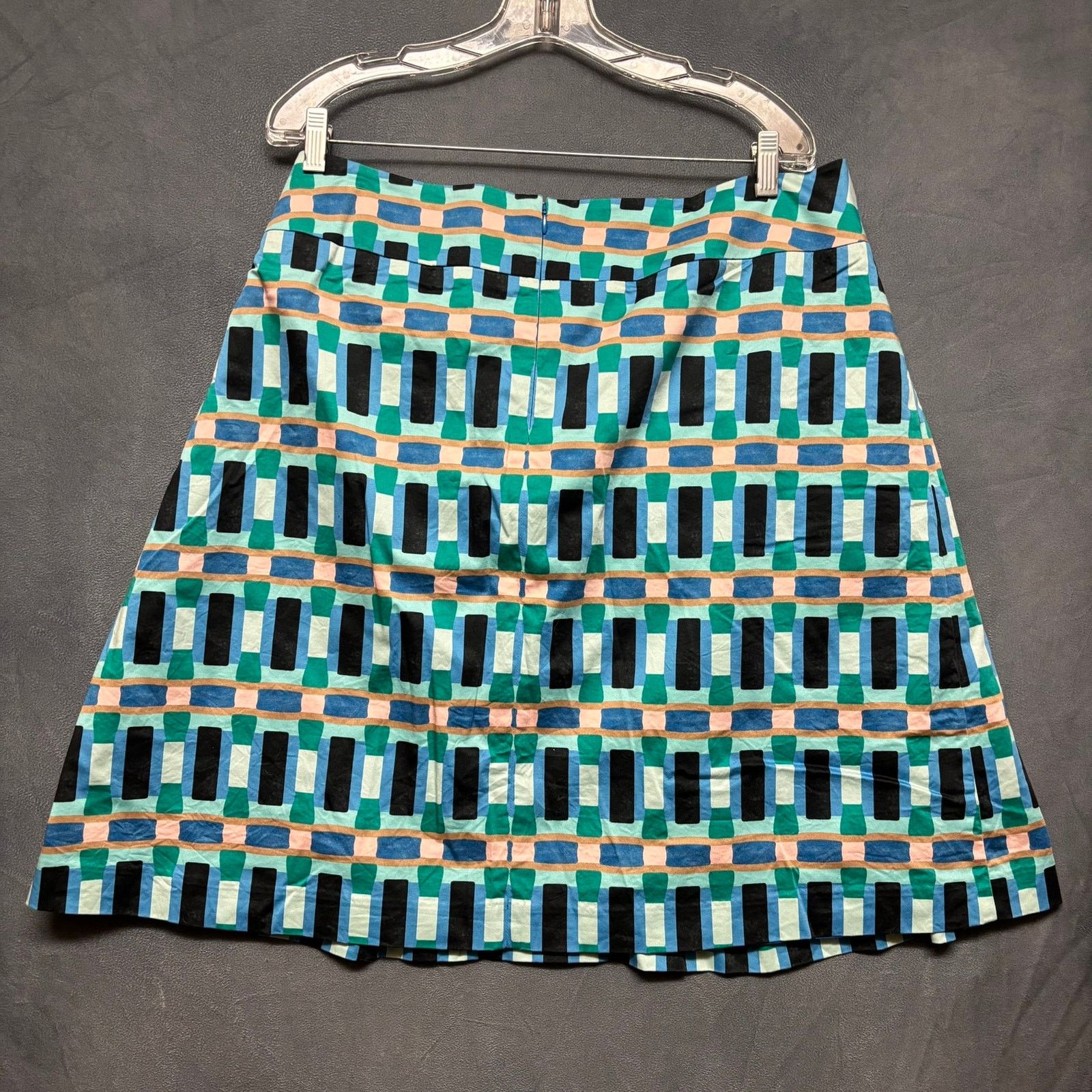 Ann Taylor Ann Taylor Plus Size 16 Geometric Skirt Midlength Knee Prep Size 38" / US 16 / IT 52 - 2 Thumbnail