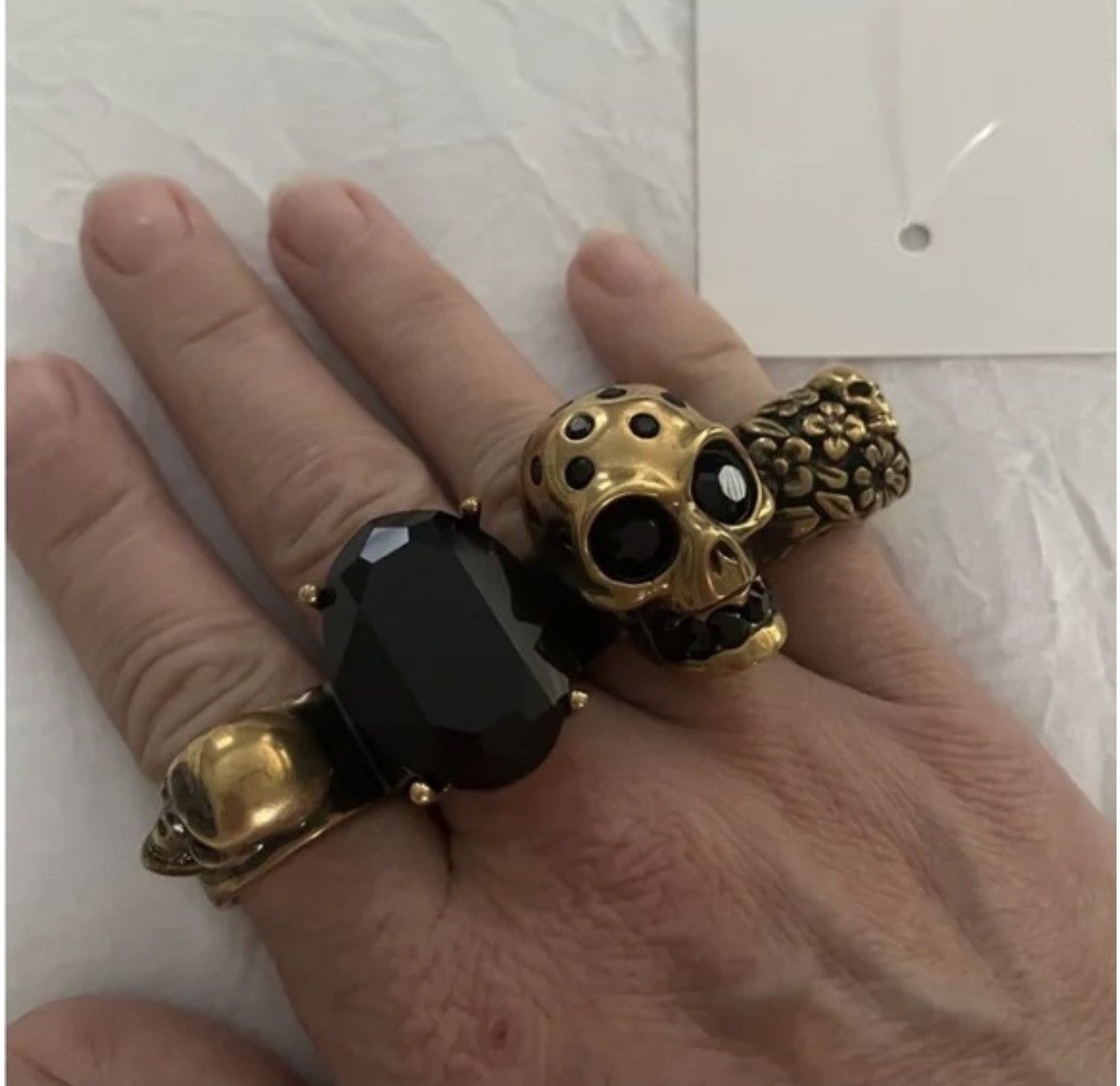 Alexander McQueen Alexander McQueen knuckle ring Size ONE SIZE - 3 Thumbnail