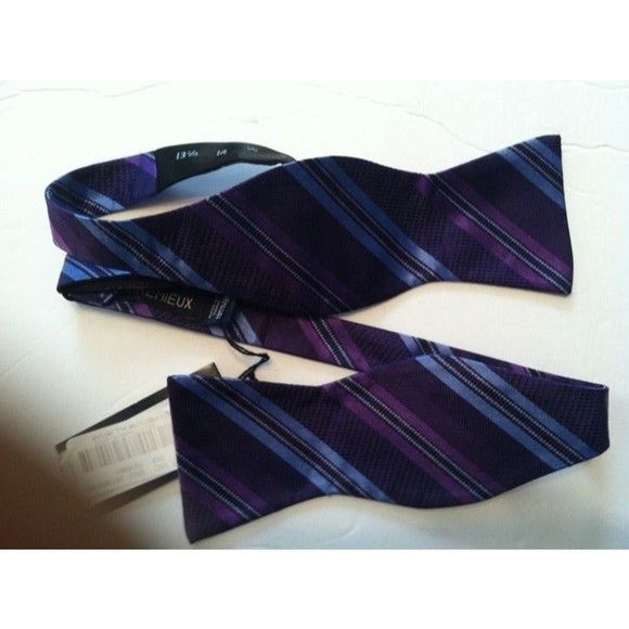 Daniel Cremieux DANIEL CREMIEUX PURPLE BOW TIE Size ONE SIZE - 4 Thumbnail