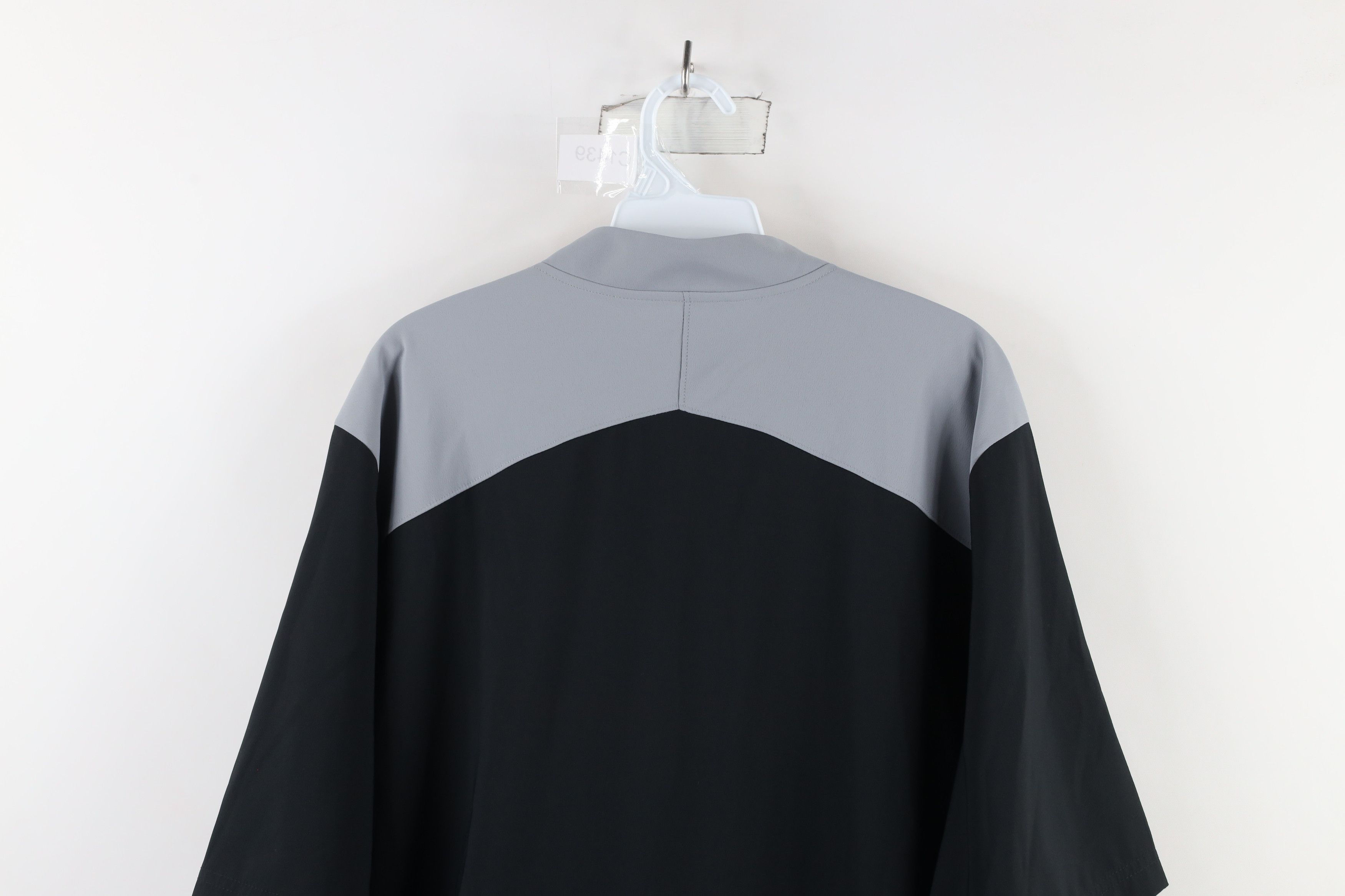 Under Armour × Vintage Under Armour Short Sleeve Half Zip Pullover Jacket Black Size US L / EU 52-54 / 3 - 11 Thumbnail